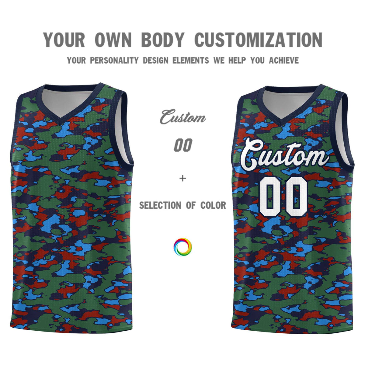 Custom Personalized Camo Kits Sports Uniform Basketball Jersey|KXKSHOP