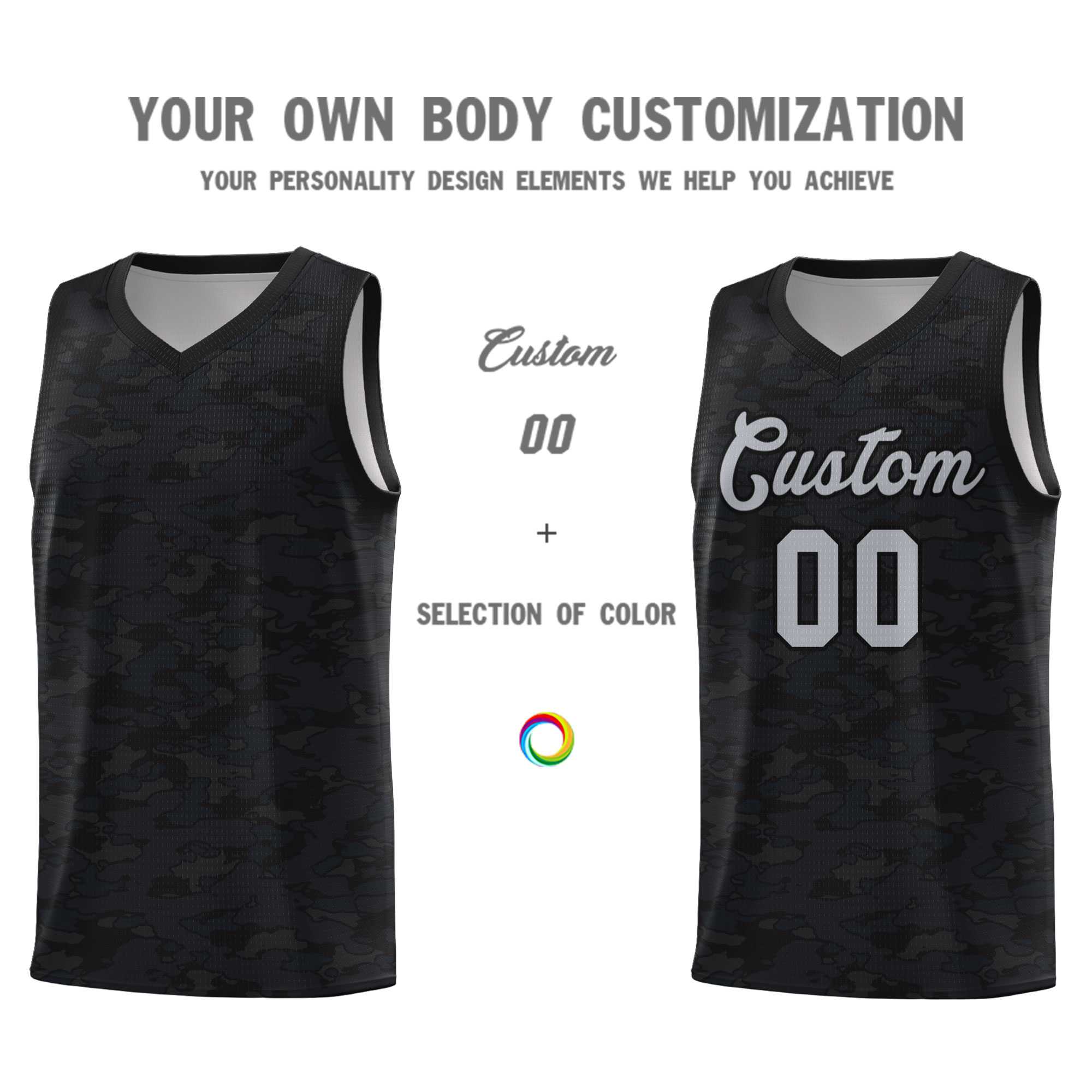 Custom Personalized Camo Kits Sports Uniform Basketball Jersey|KXKSHOP