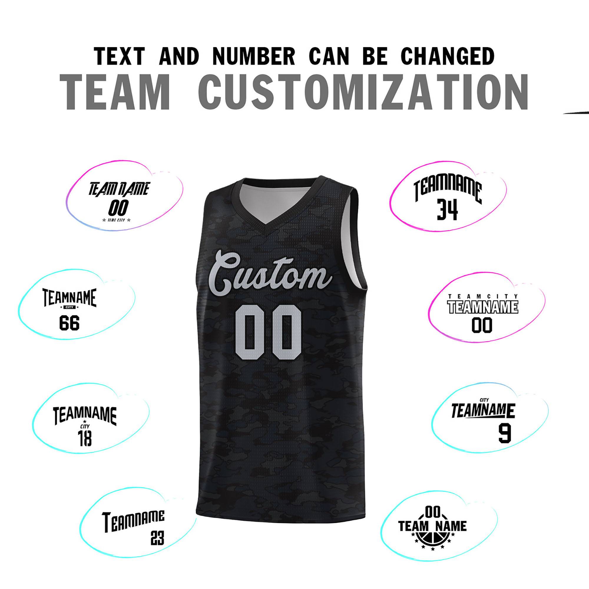 Custom Personalized Camo Kits Sports Uniform Basketball Jersey|KXKSHOP
