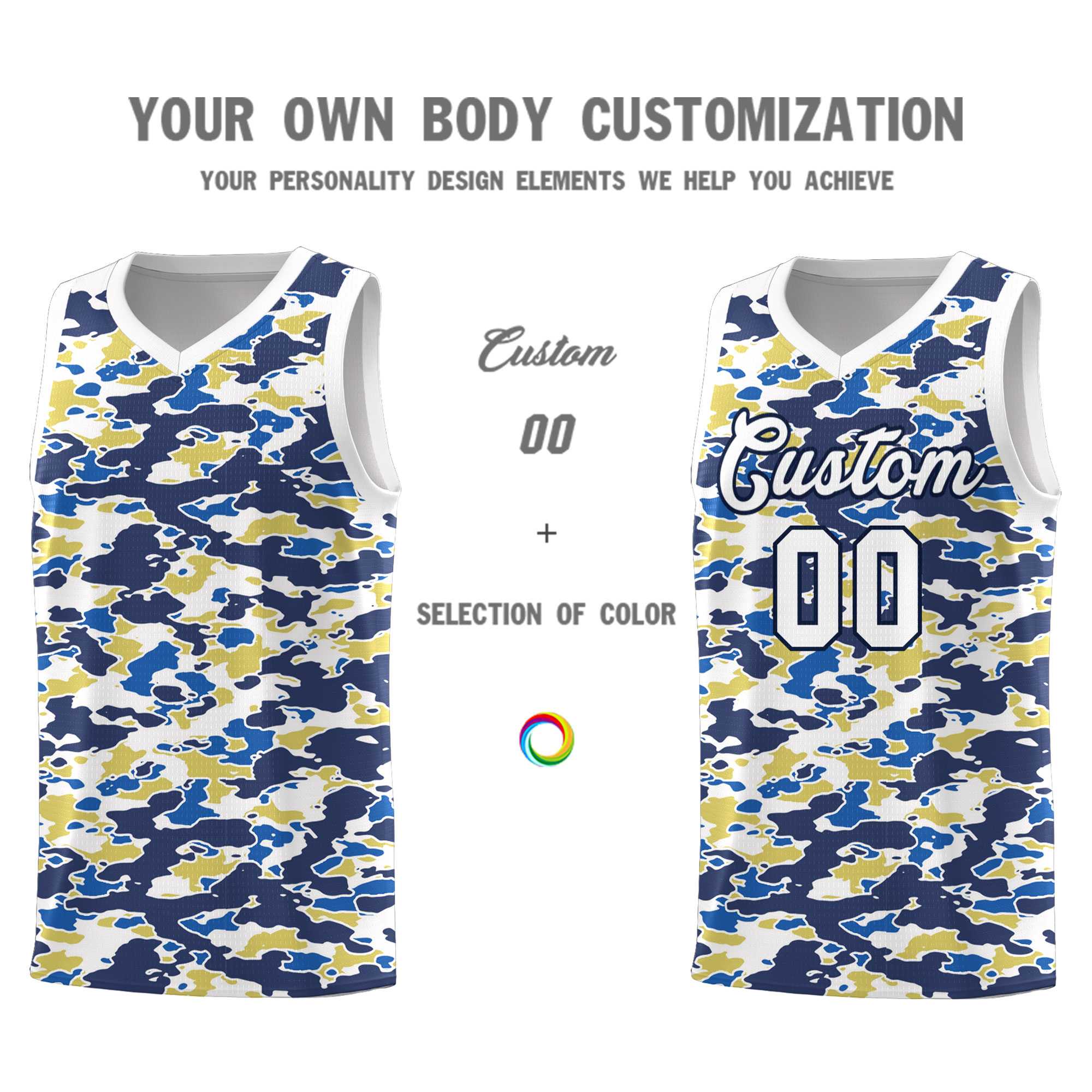 Custom Personalized Camo Kits Sports Uniform Basketball Jersey|KXKSHOP