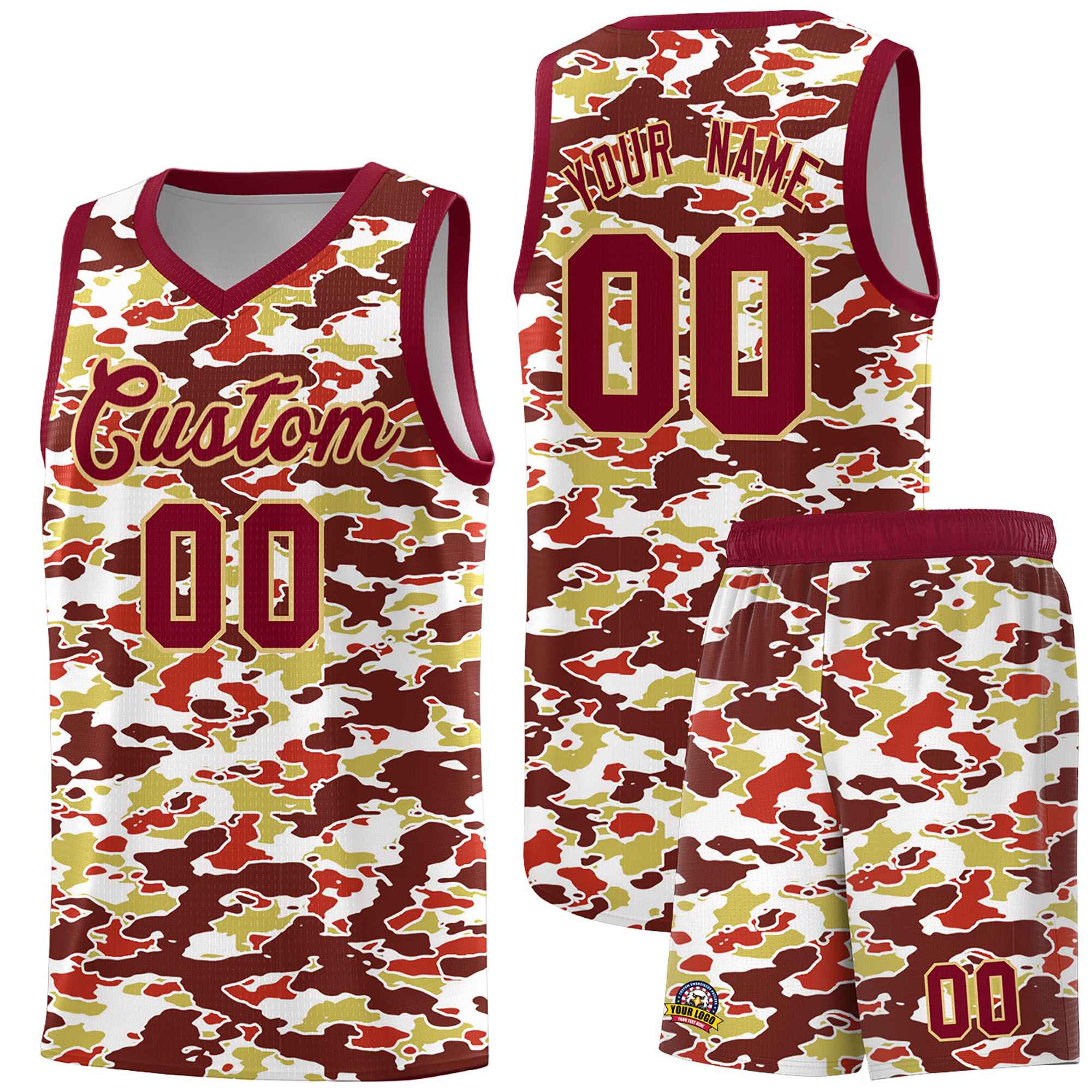Custom Personalized Camo Kits Sports Uniform Basketball Jersey|KXKSHOP