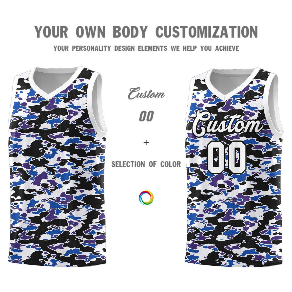 Custom Personalized Camo Kits Sports Uniform Basketball Jersey|KXKSHOP