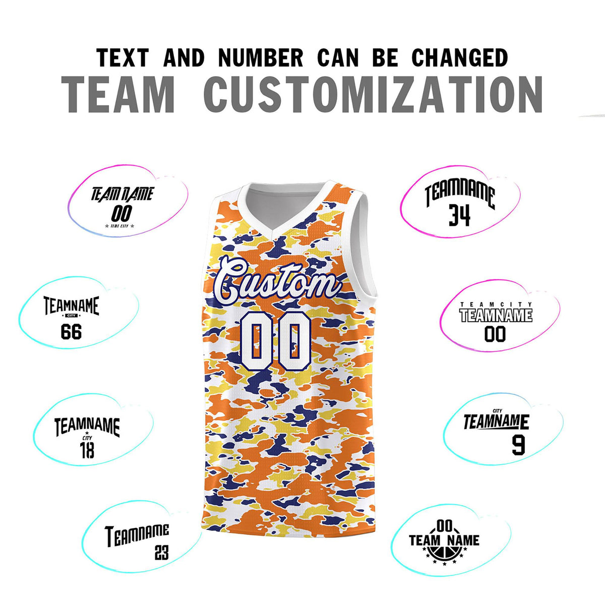 Custom Personalized Camo Kits Sports Uniform Basketball Jersey|KXKSHOP