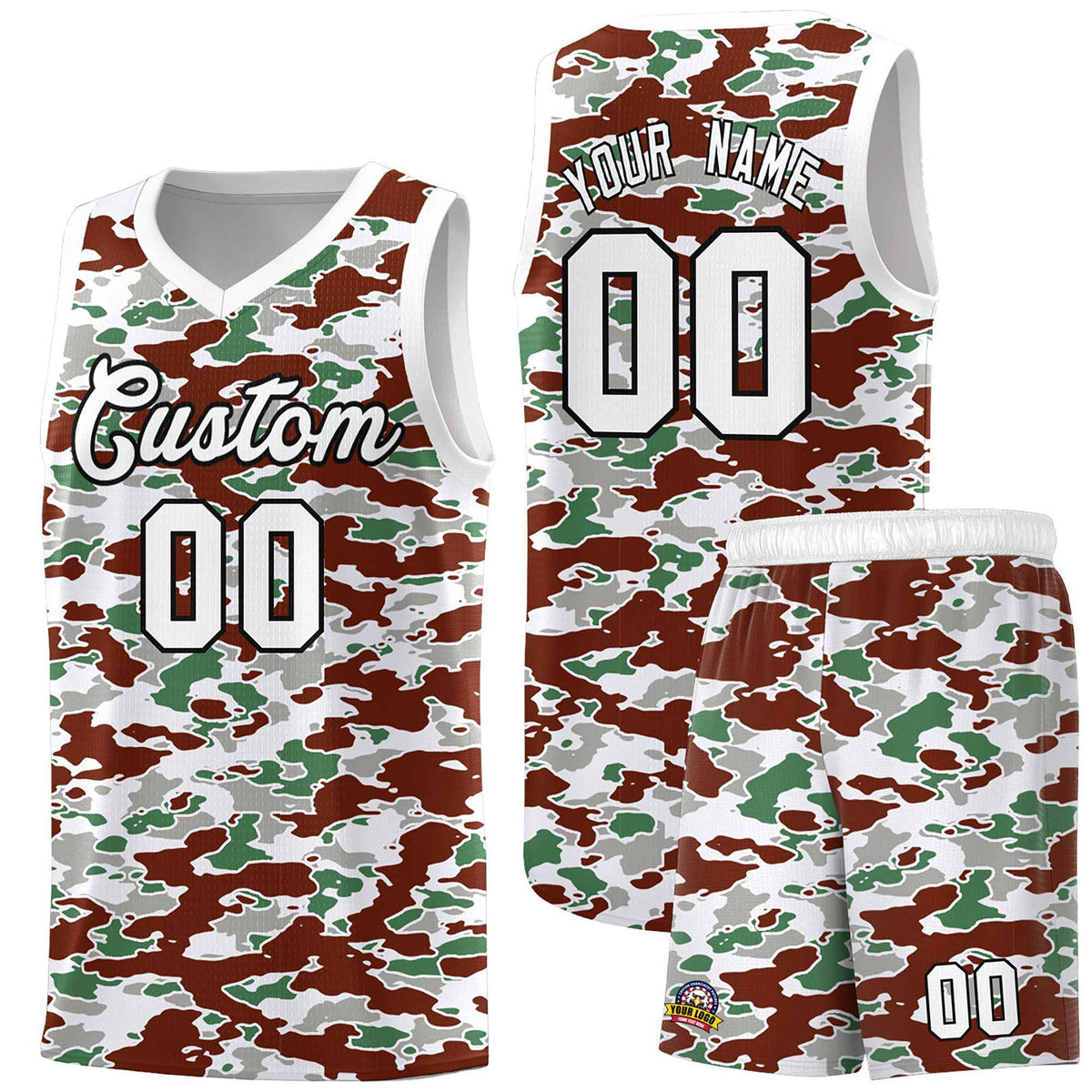 Custom Personalized Camo Kits Sports Uniform Basketball Jersey|KXKSHOP