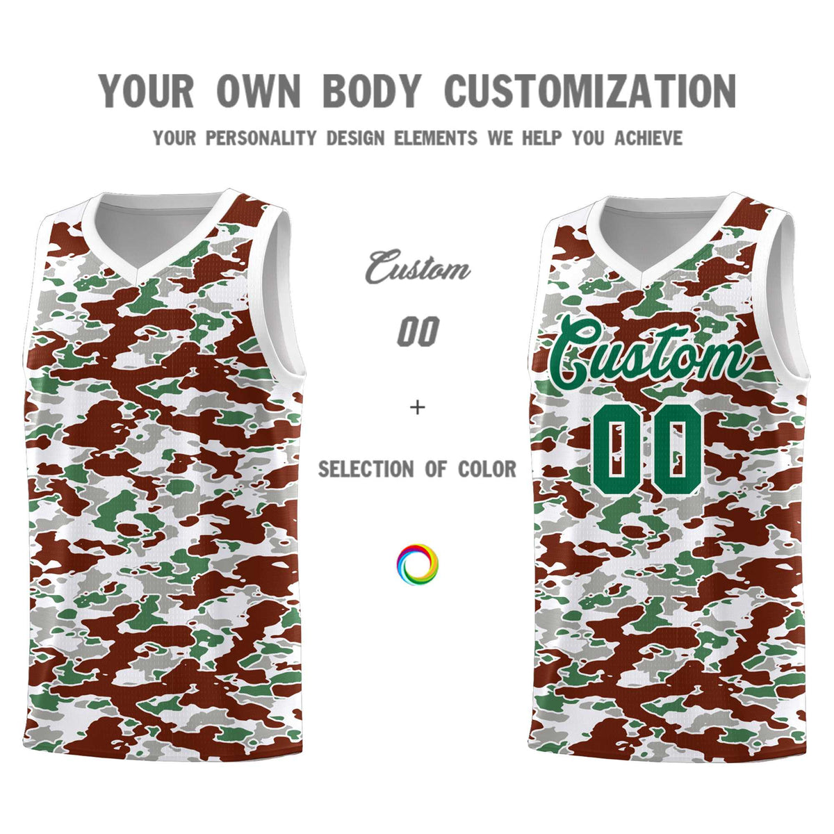 Custom Personalized Camo Kits Sports Uniform Basketball Jersey|KXKSHOP