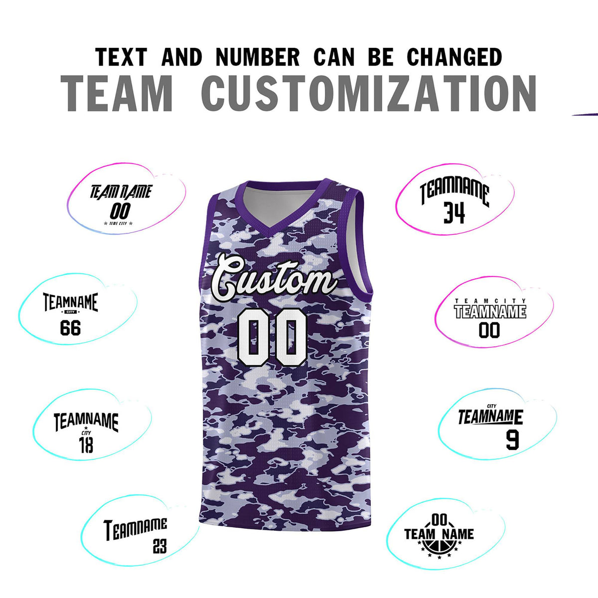 Custom Personalized Camo Kits Sports Uniform Basketball Jersey|KXKSHOP