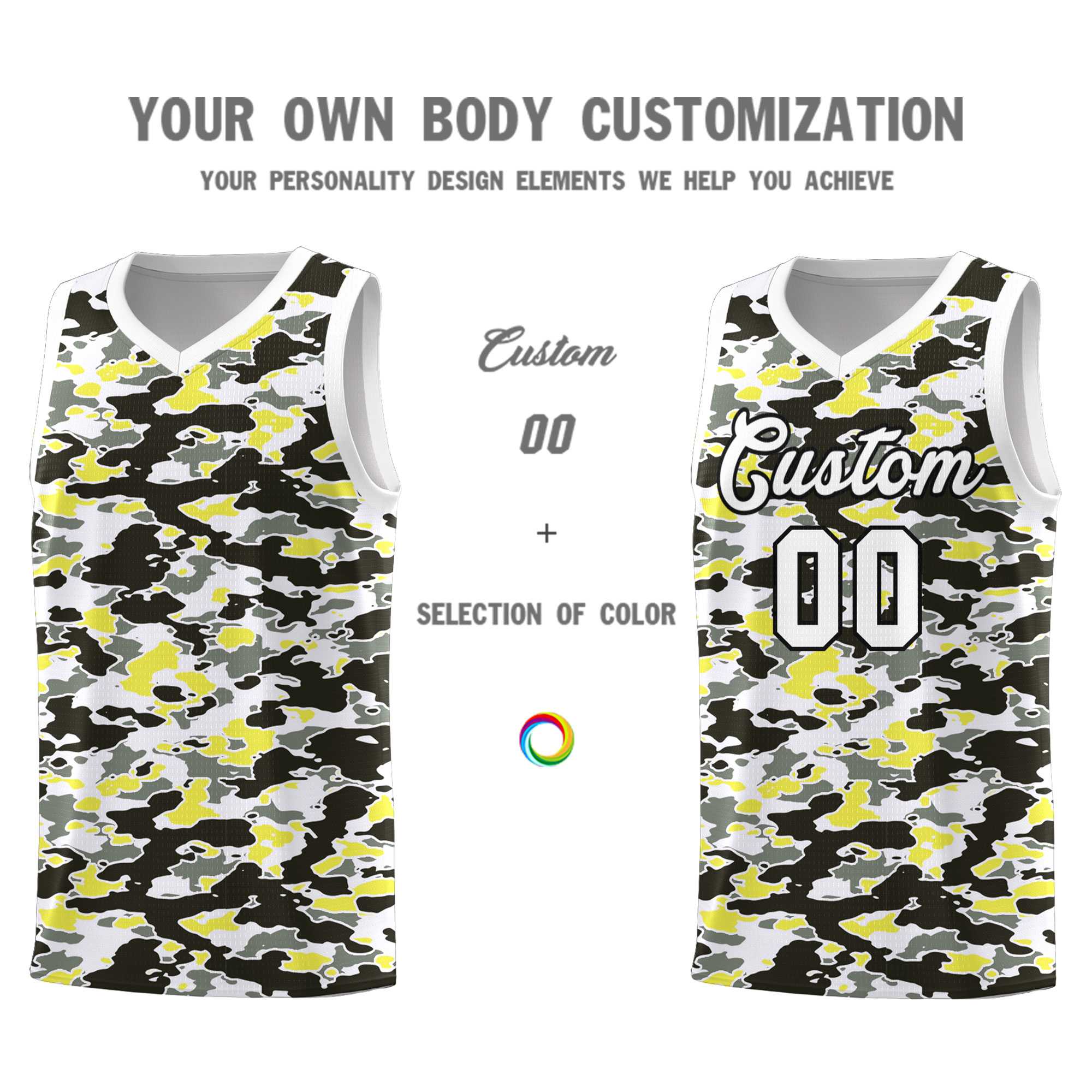 Custom Personalized Camo Kits Sports Uniform Basketball Jersey|KXKSHOP