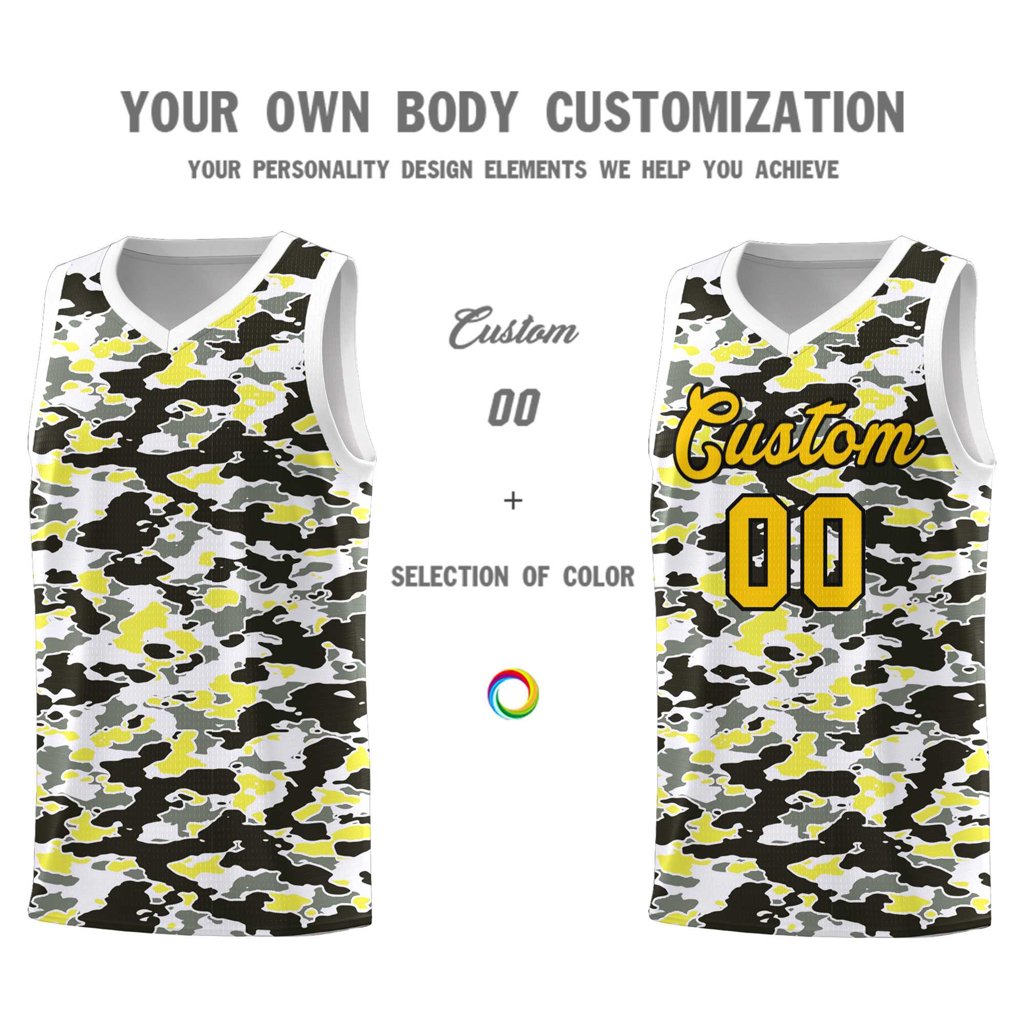 Custom Personalized Camo Kits Sports Uniform Basketball Jersey|KXKSHOP