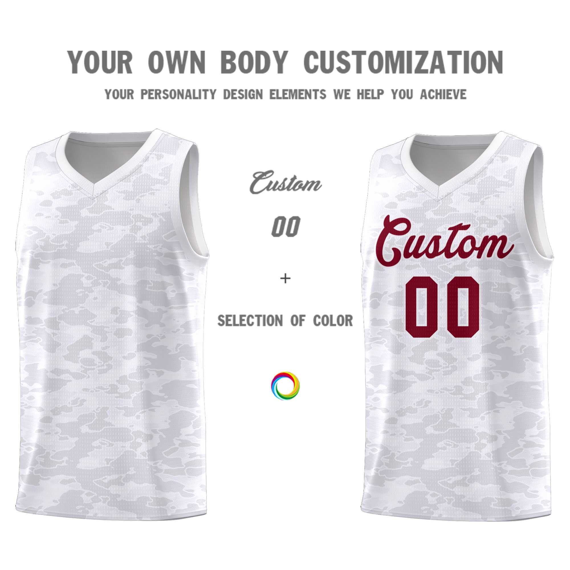 Custom Personalized Camo Kits Sports Uniform Basketball Jersey|KXKSHOP