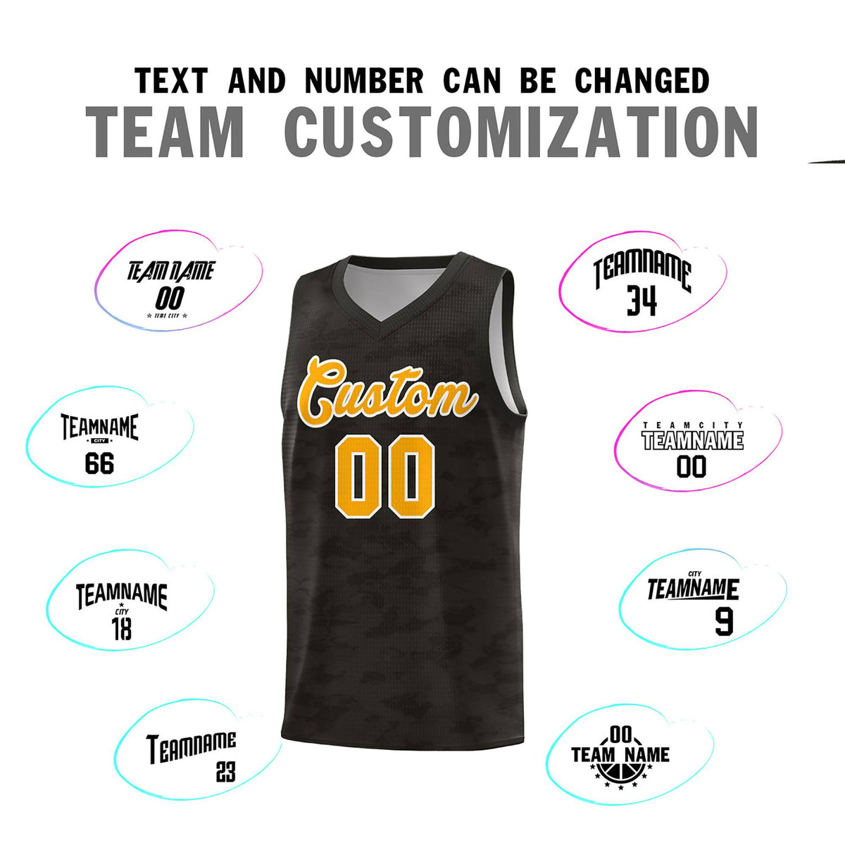Custom Personalized Camo Kits Sports Uniform Basketball Jersey|KXKSHOP