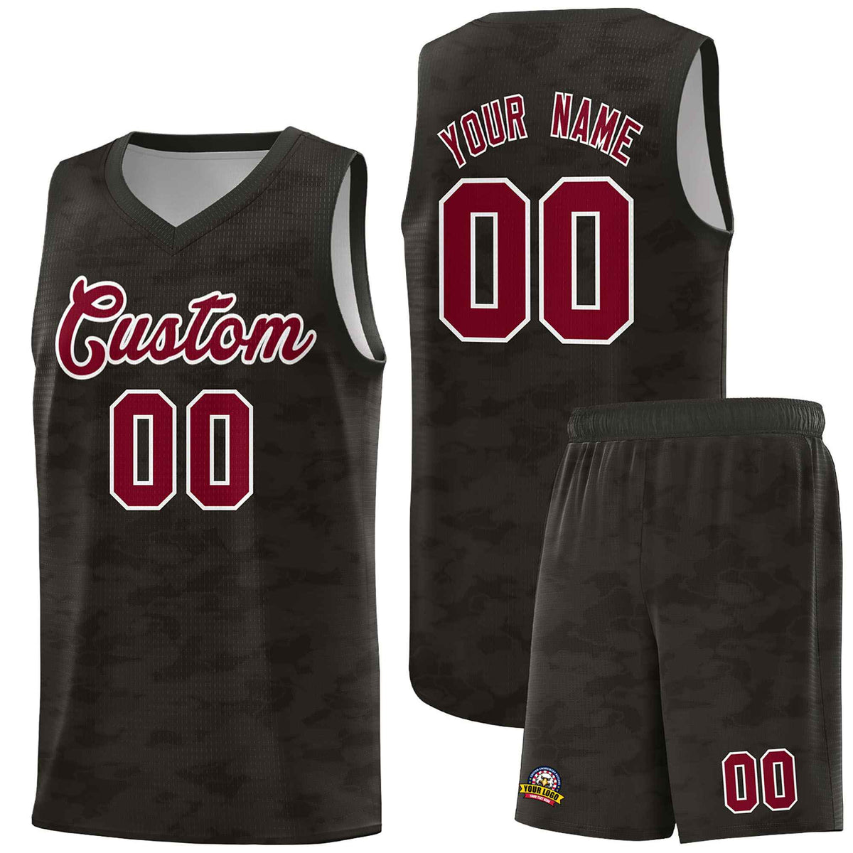 Custom Personalized Camo Kits Sports Uniform Basketball Jersey|KXKSHOP