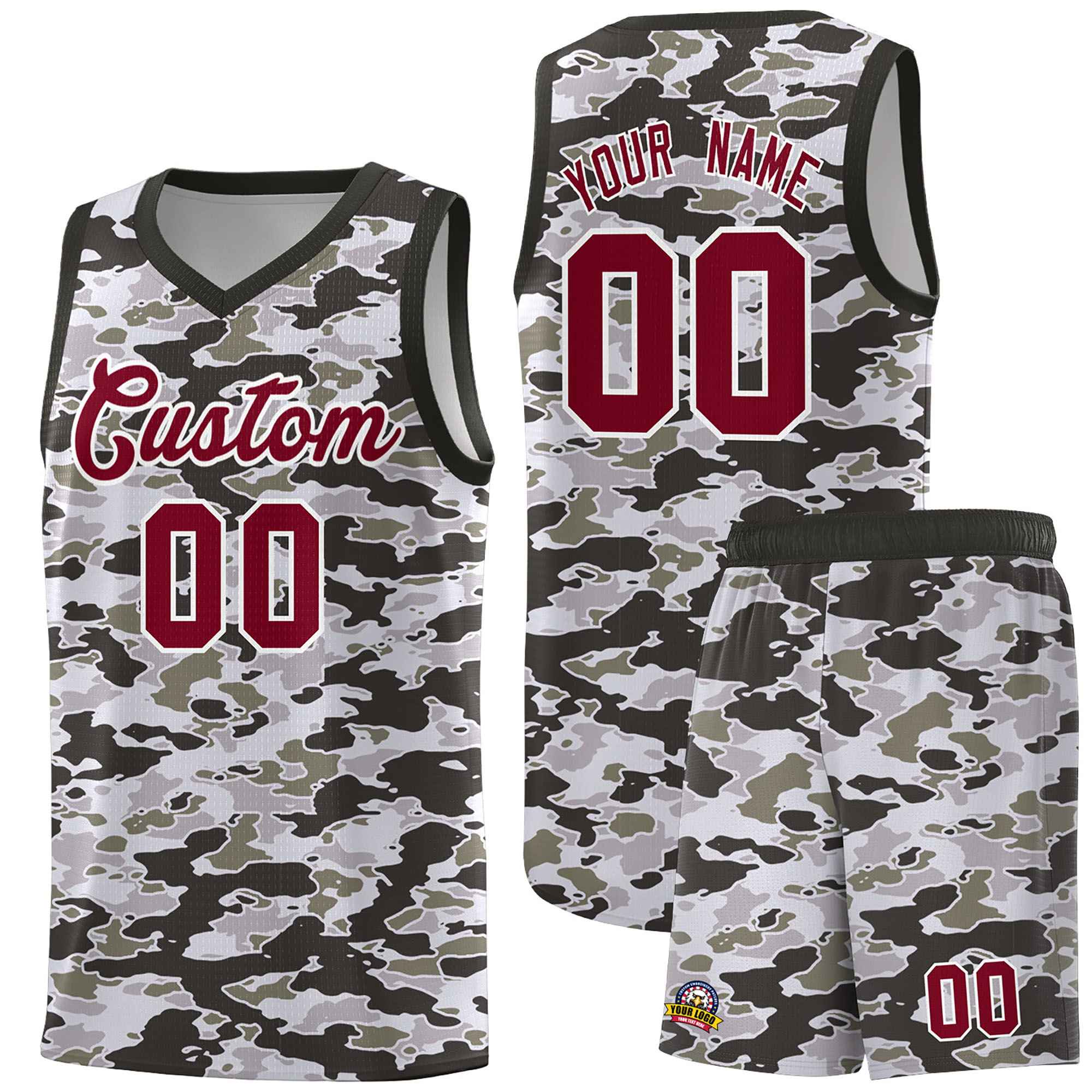 Custom Personalized Camo Kits Sports Uniform Basketball Jersey|KXKSHOP