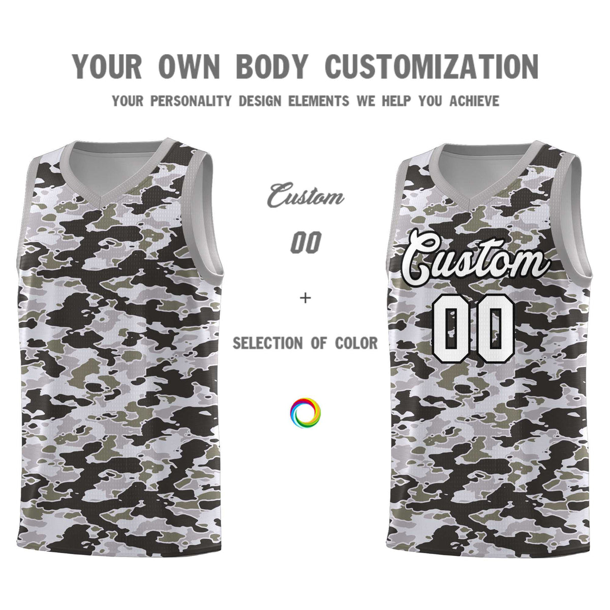 Custom Personalized Camo Kits Sports Uniform Basketball Jersey|KXKSHOP