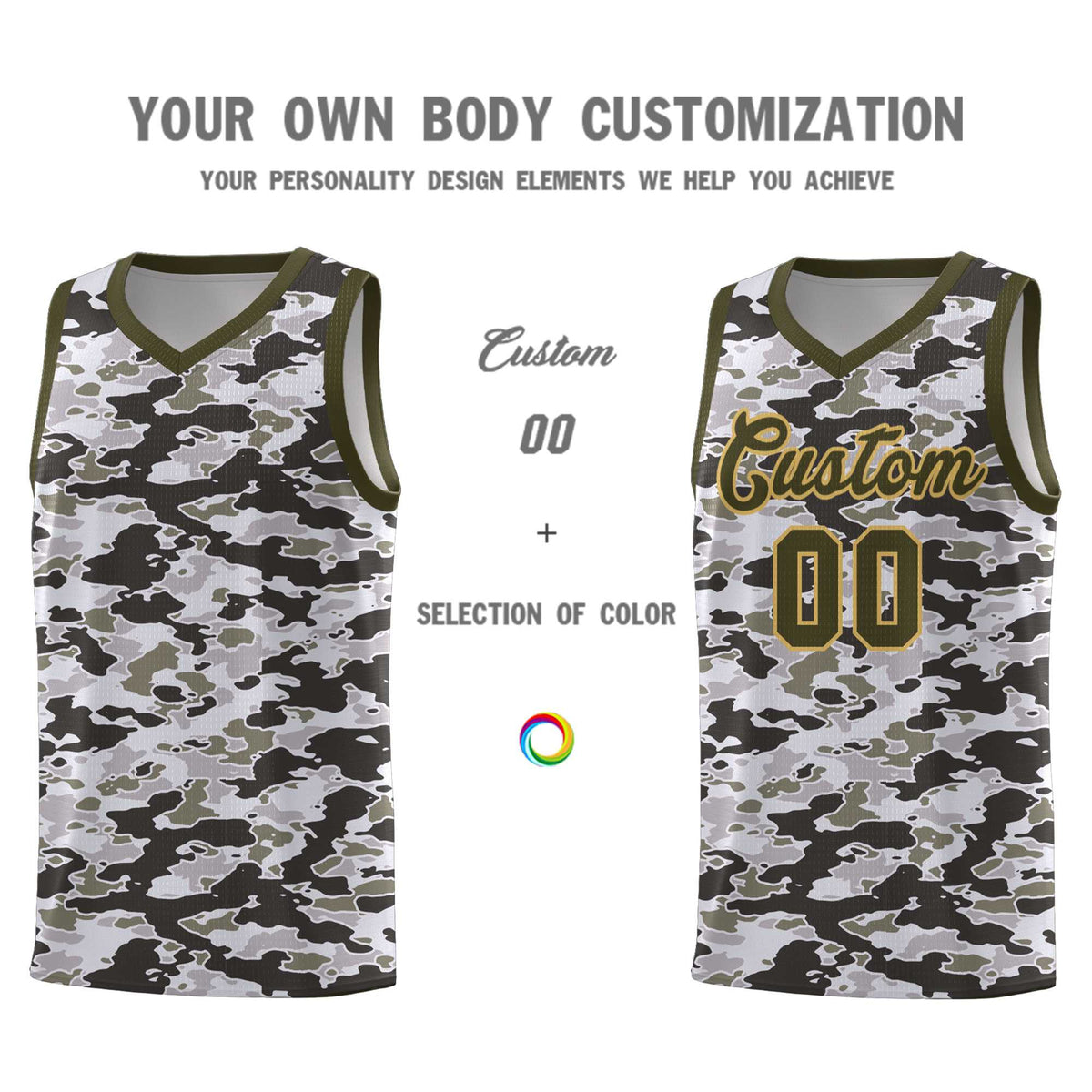 Custom Personalized Camo Kits Sports Uniform Basketball Jersey|KXKSHOP