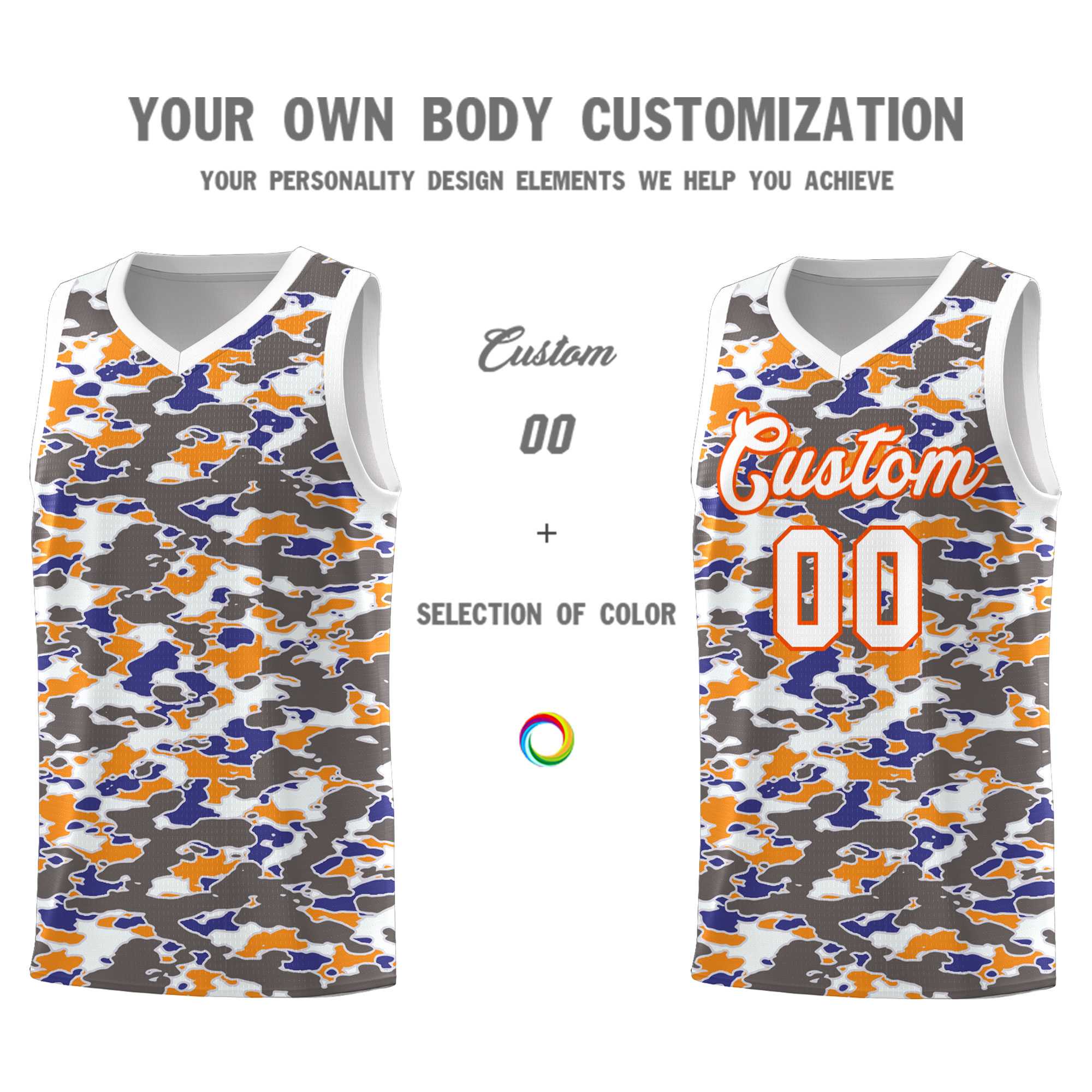 Custom Personalized Camo Kits Sports Uniform Basketball Jersey|KXKSHOP
