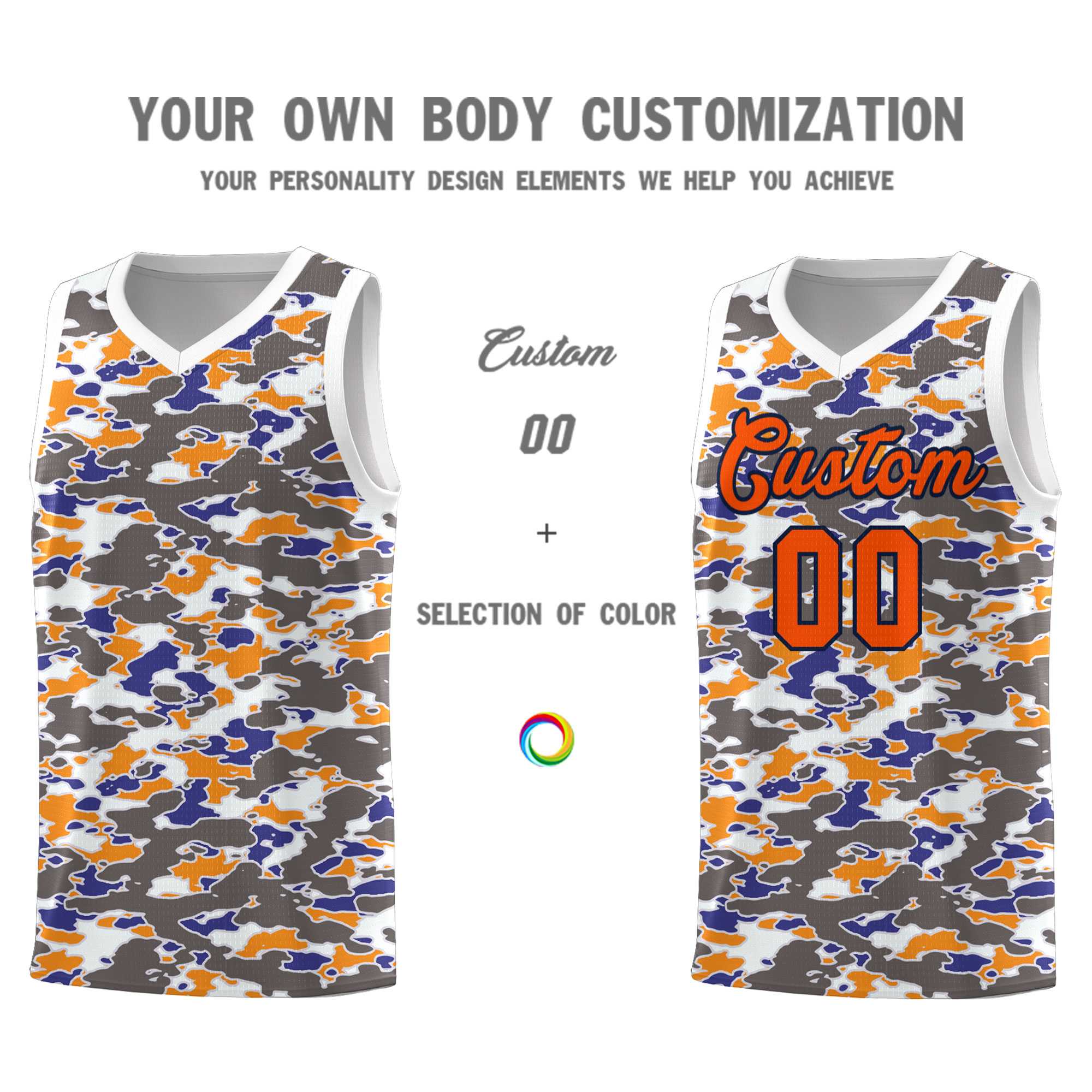 Custom Personalized Camo Kits Sports Uniform Basketball Jersey|KXKSHOP