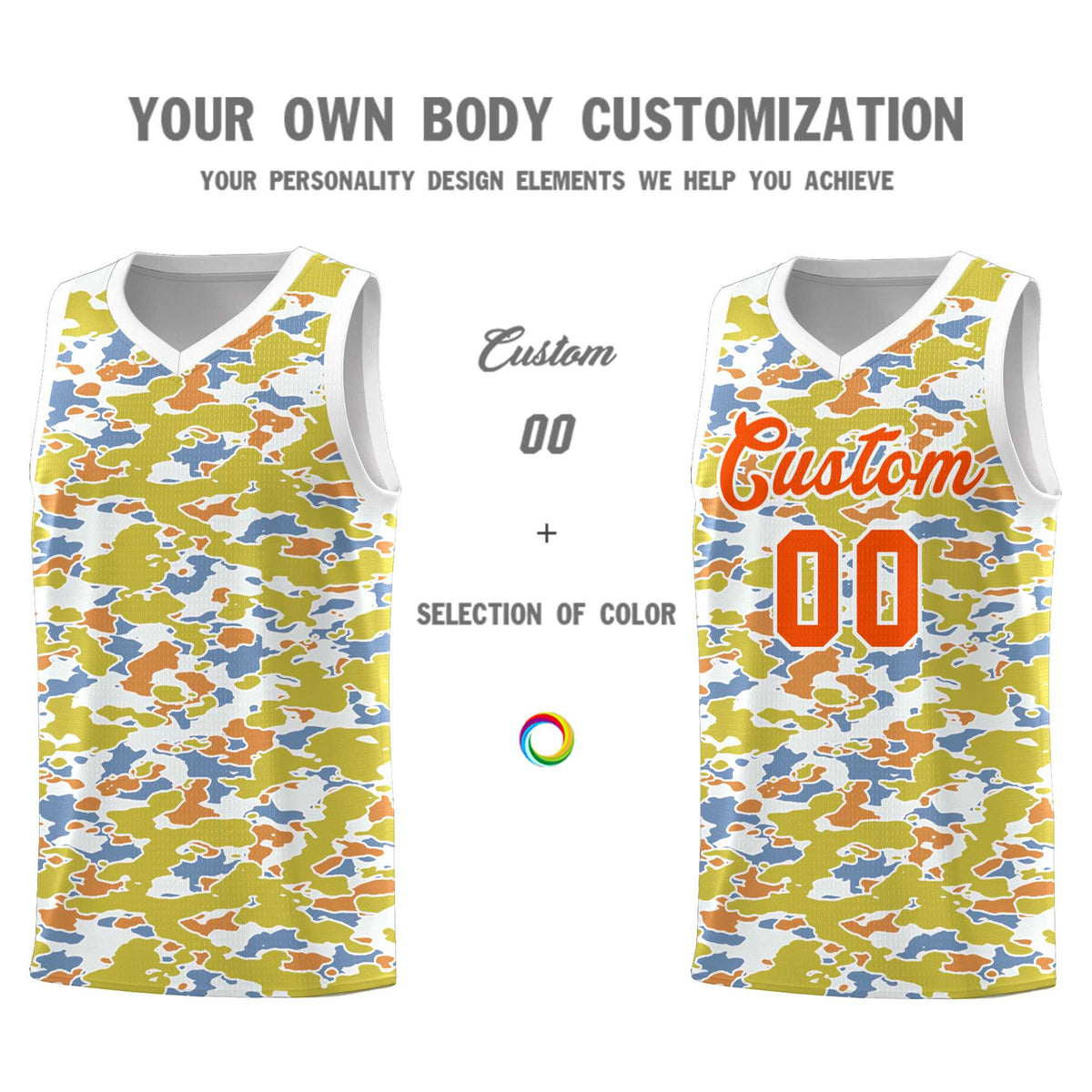 Custom Personalized Camo Kits Sports Uniform Basketball Jersey|KXKSHOP