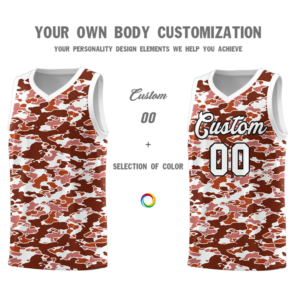 Custom Personalized Camo Kits Sports Uniform Basketball Jersey|KXKSHOP