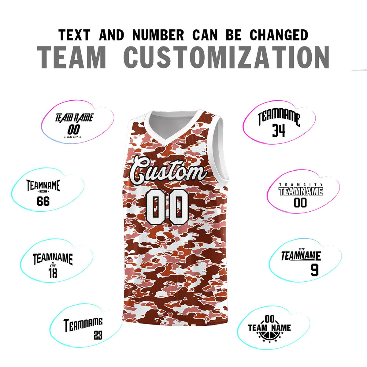 Custom Personalized Camo Kits Sports Uniform Basketball Jersey|KXKSHOP