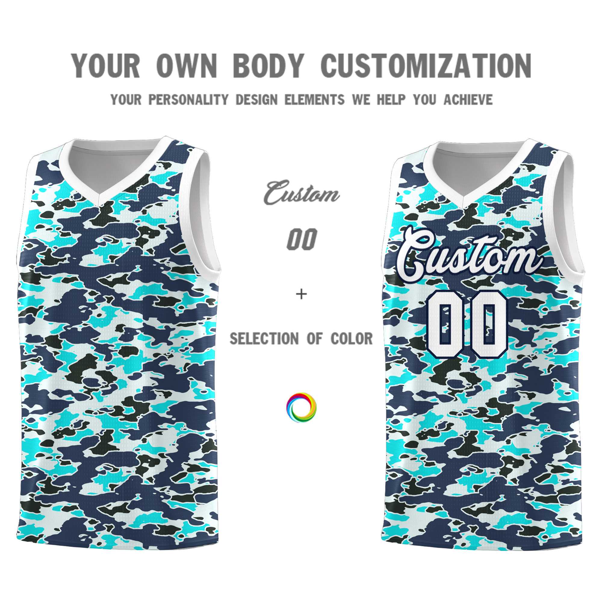 Custom Personalized Camo Kits Sports Uniform Basketball Jersey|KXKSHOP