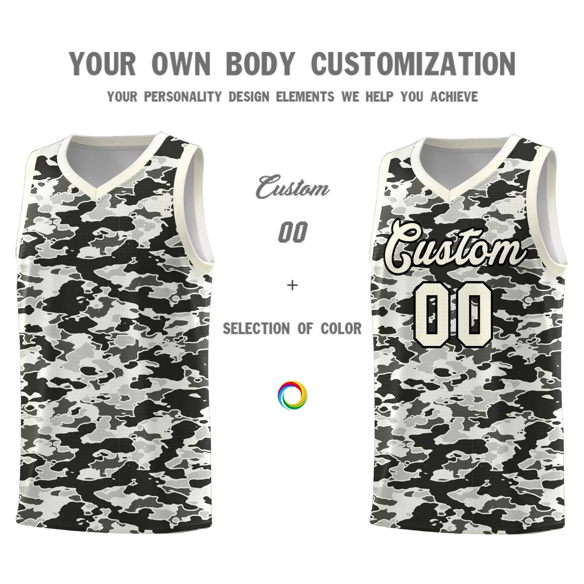 Custom Personalized Camo Kits Sports Uniform Basketball Jersey|KXKSHOP