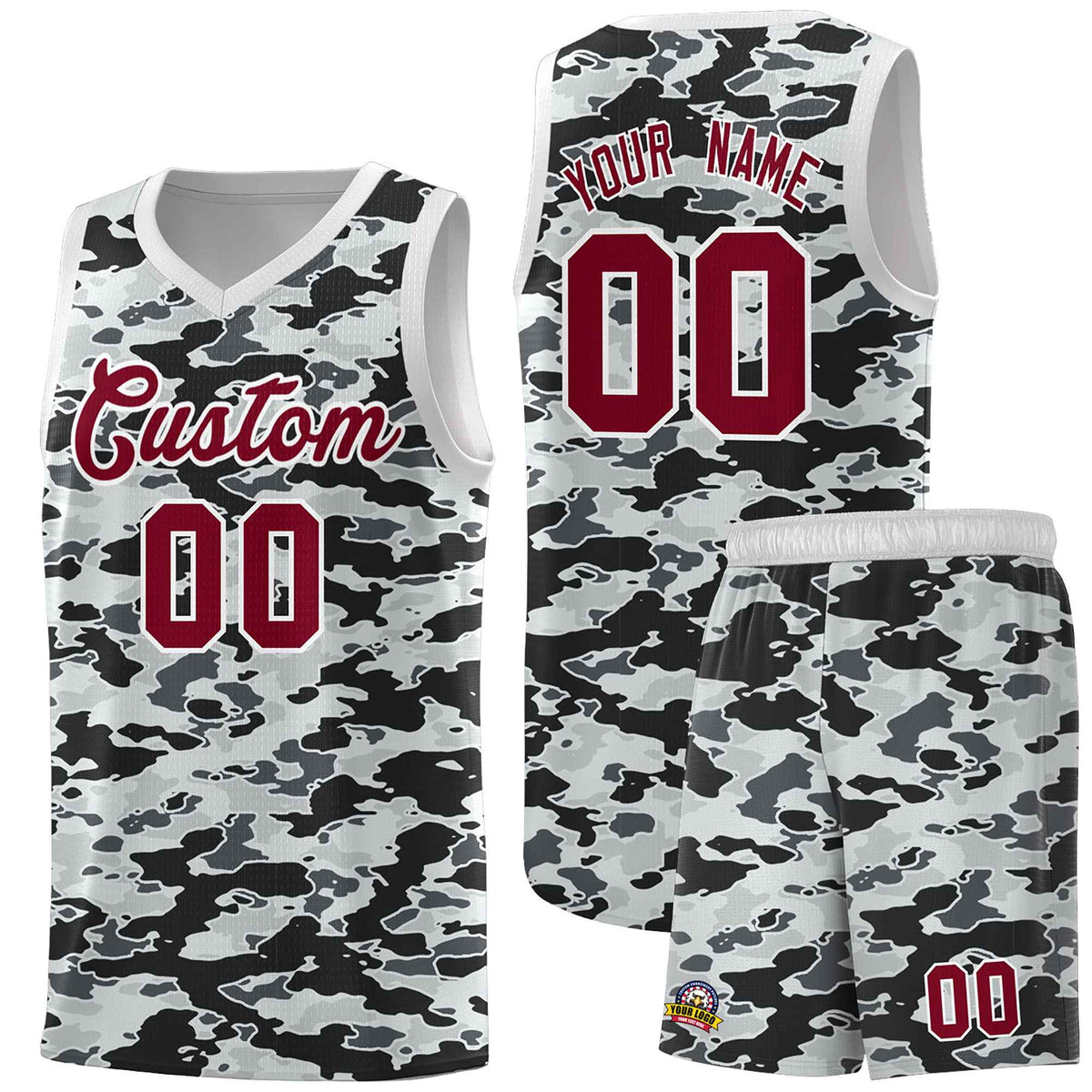 Custom Personalized Camo Kits Sports Uniform Basketball Jersey|KXKSHOP