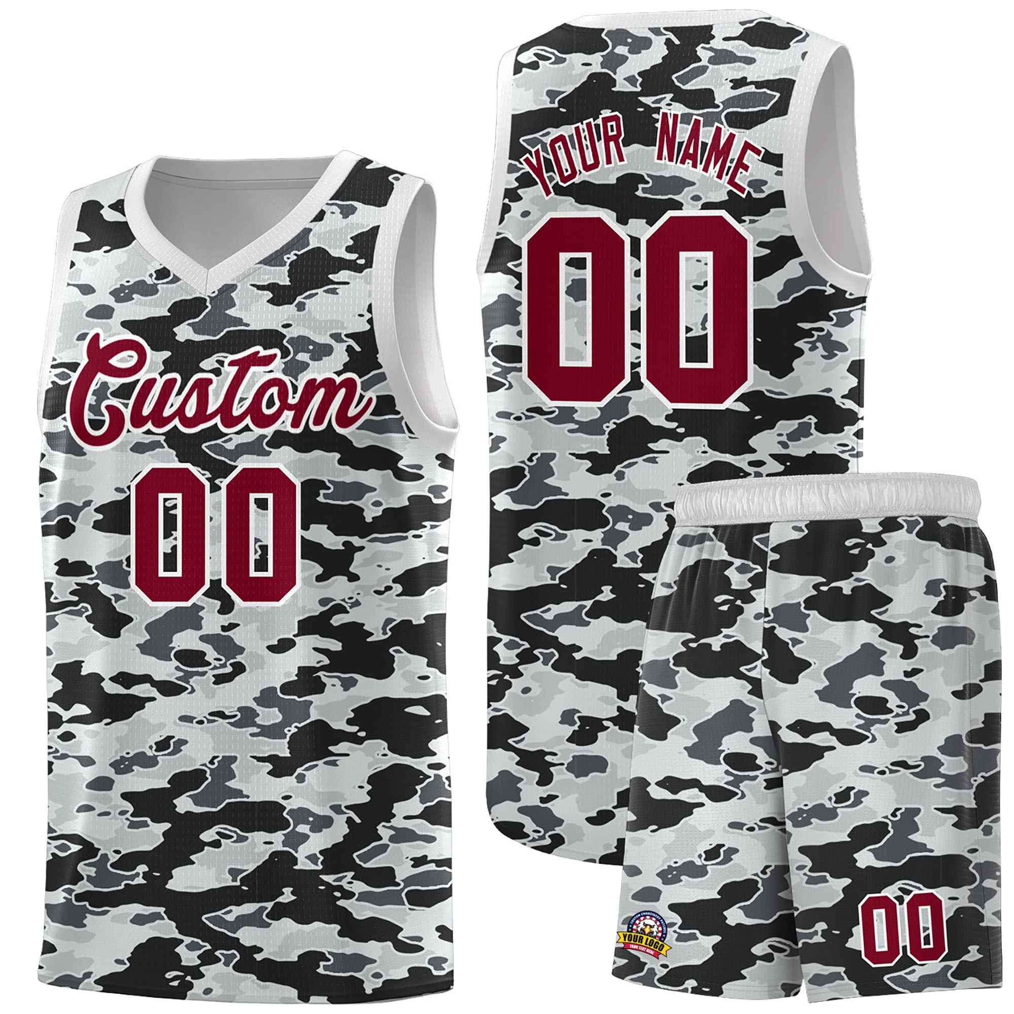 Custom Personalized Camo Kits Sports Uniform Basketball Jersey|KXKSHOP