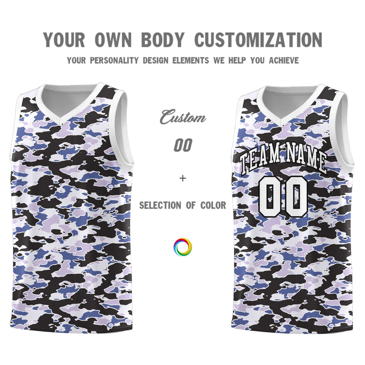 Custom Personalized Camo Kits Sports Uniform Basketball Jersey|KXKSHOP