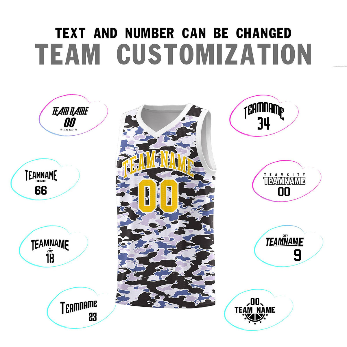 Custom Personalized Camo Kits Sports Uniform Basketball Jersey|KXKSHOP