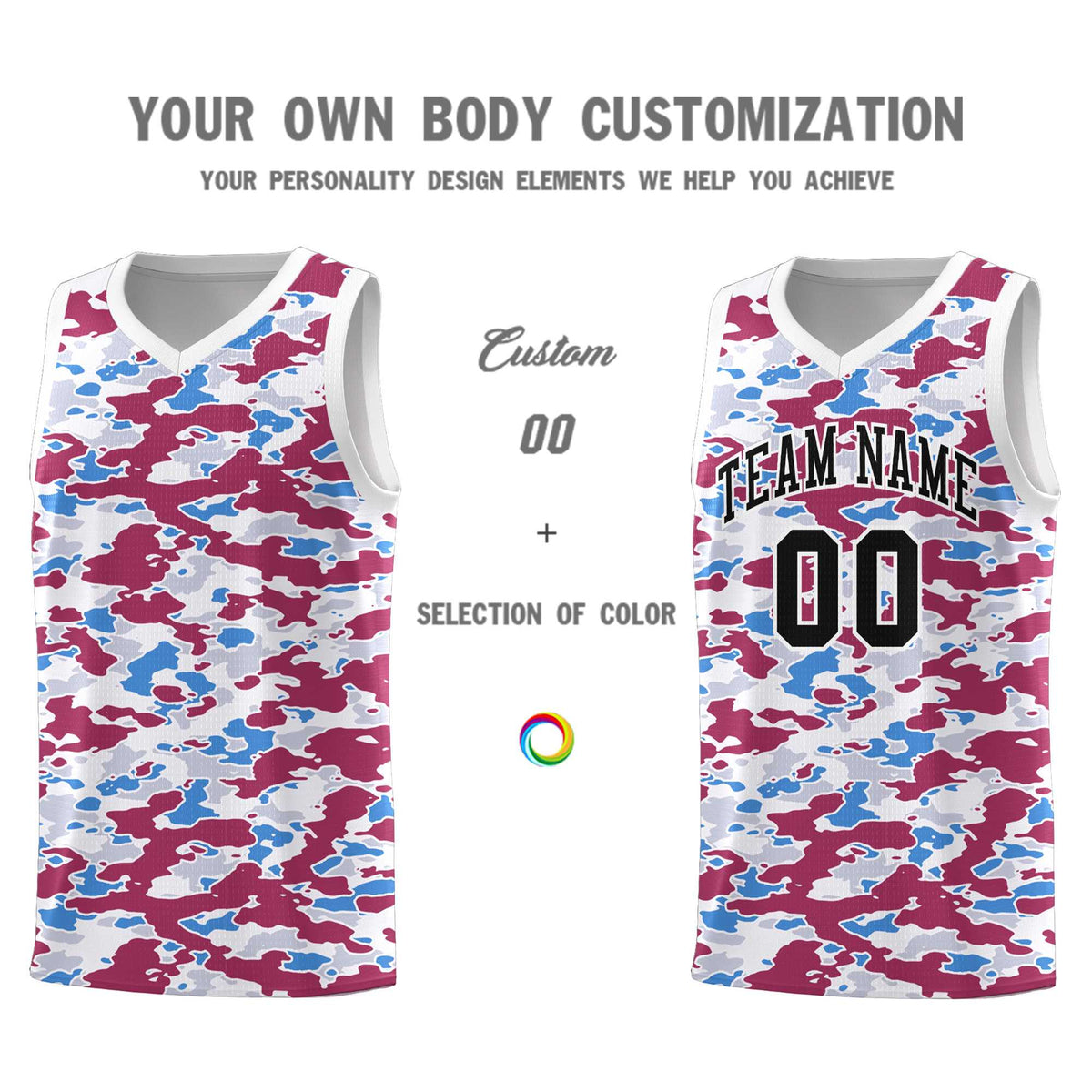 Custom Personalized Camo Kits Sports Uniform Basketball Jersey|KXKSHOP