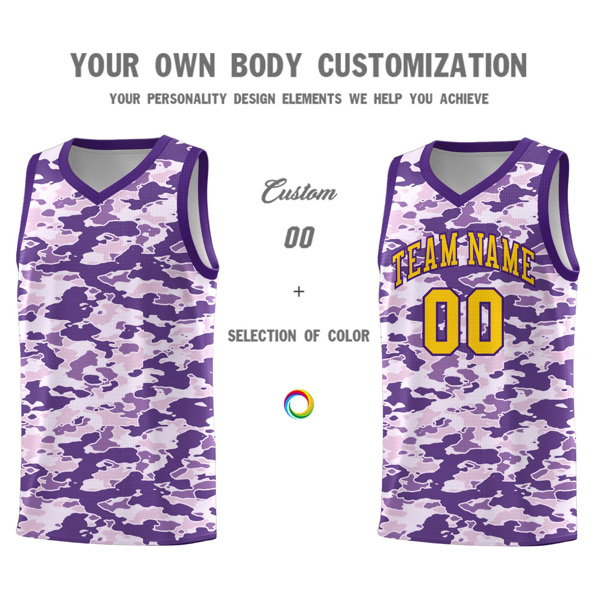 Custom Personalized Camo Kits Sports Uniform Basketball Jersey|KXKSHOP