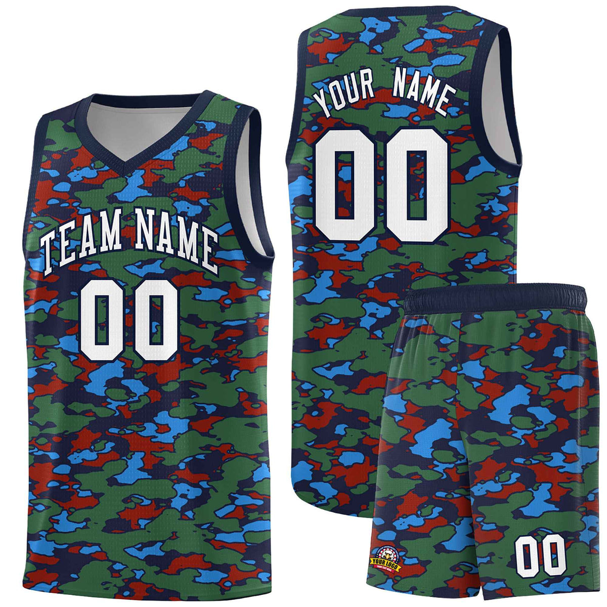 Custom Personalized Camo Kits Sports Uniform Basketball Jersey|KXKSHOP