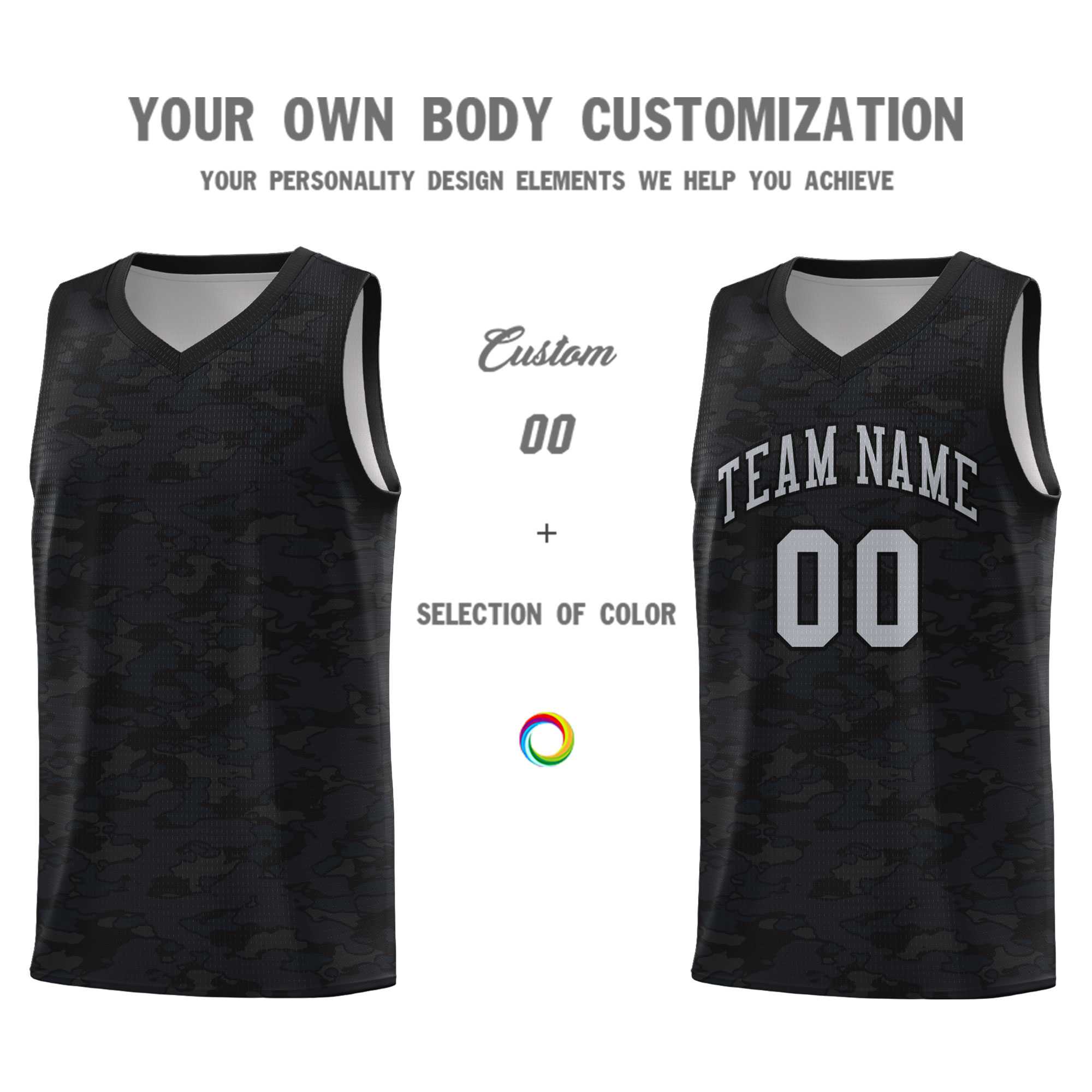 Custom Personalized Camo Kits Sports Uniform Basketball Jersey|KXKSHOP