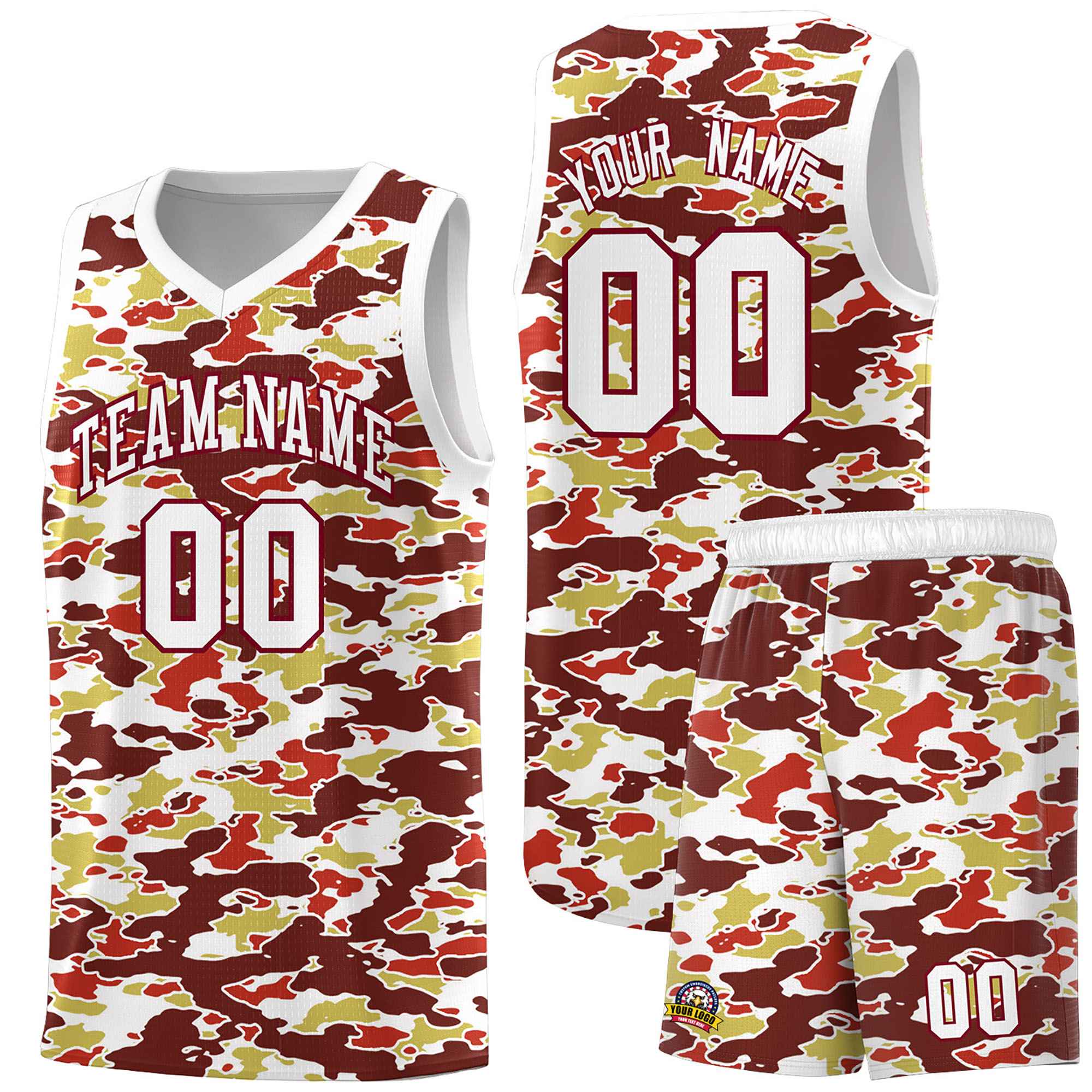 Custom Personalized Camo Kits Sports Uniform Basketball Jersey|KXKSHOP