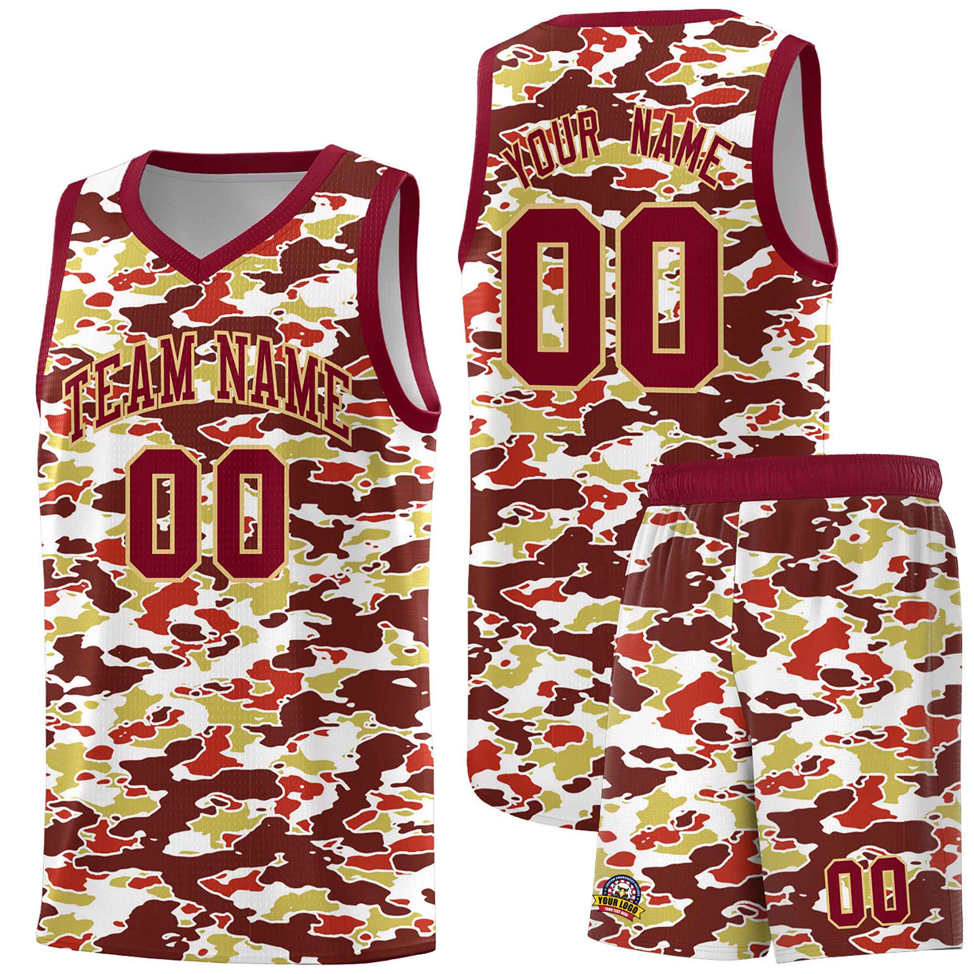 Custom Personalized Camo Kits Sports Uniform Basketball Jersey|KXKSHOP
