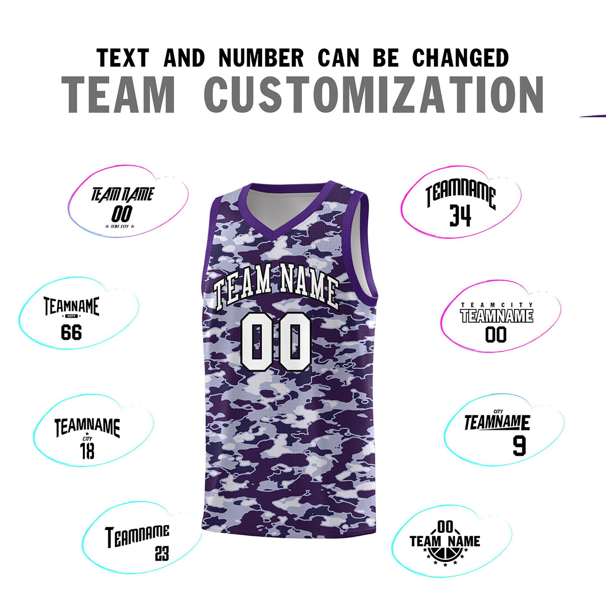 Custom Personalized Camo Kits Sports Uniform Basketball Jersey|KXKSHOP