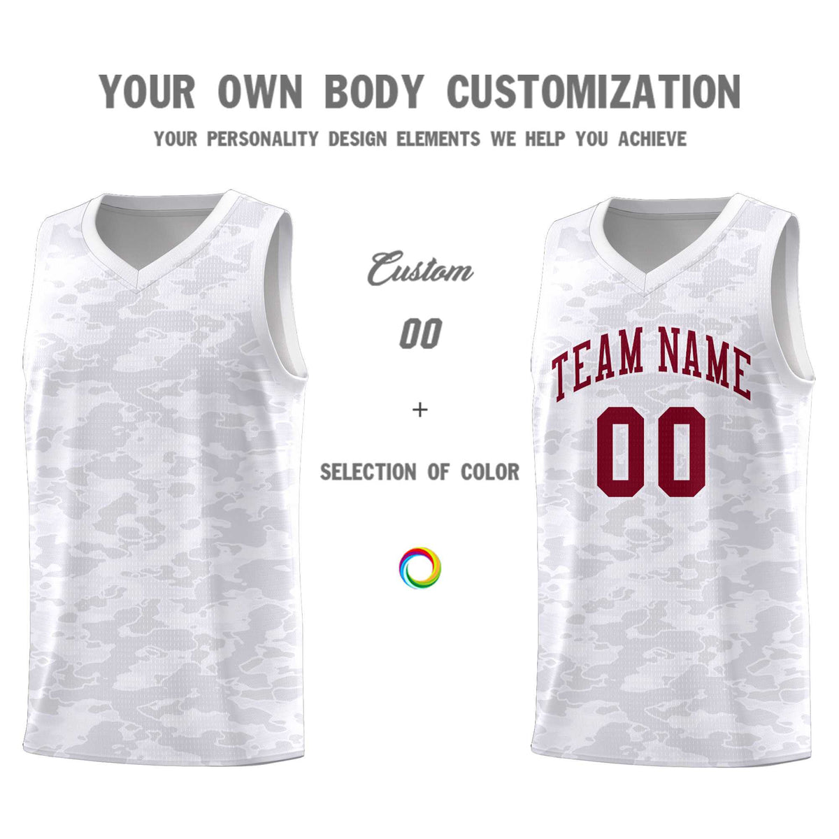 Custom Personalized Camo Kits Sports Uniform Basketball Jersey|KXKSHOP