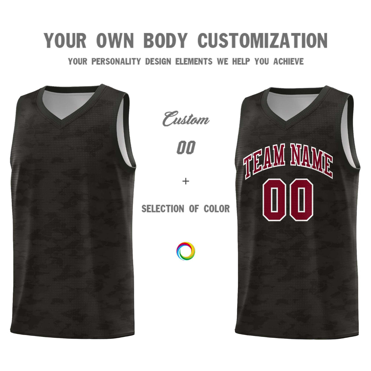 Custom Personalized Camo Kits Sports Uniform Basketball Jersey|KXKSHOP