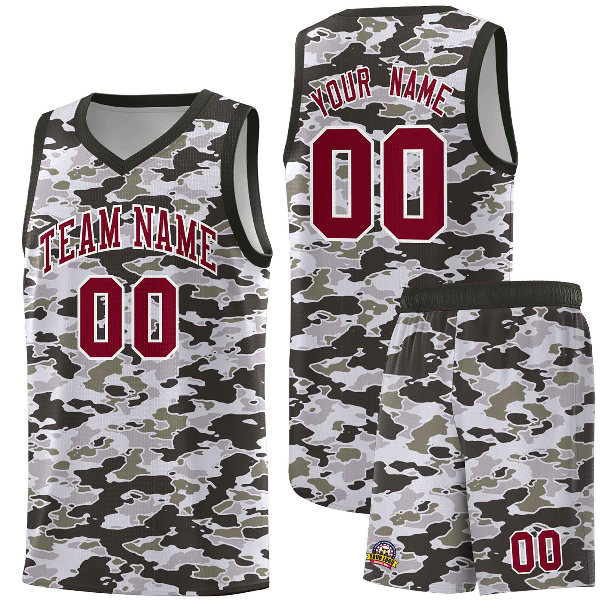Custom Personalized Camo Kits Sports Uniform Basketball Jersey|KXKSHOP