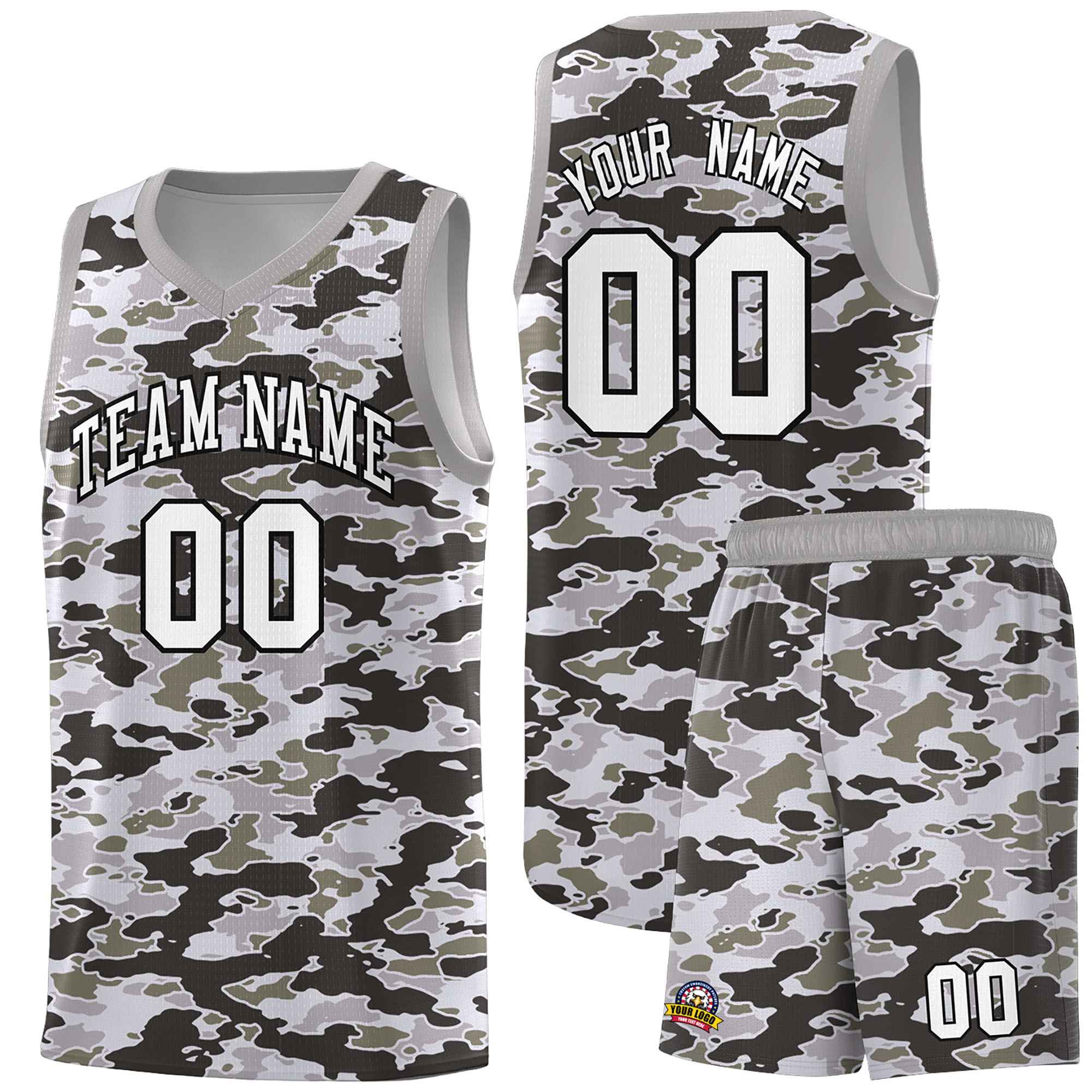 Custom Personalized Camo Kits Sports Uniform Basketball Jersey|KXKSHOP