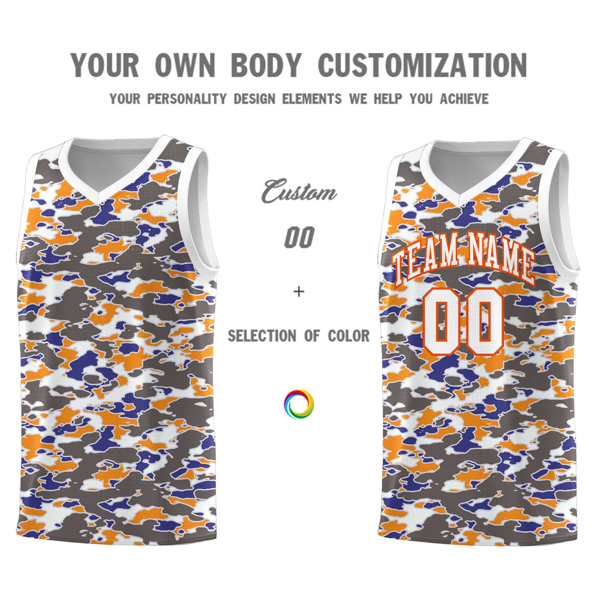 Custom Personalized Camo Kits Sports Uniform Basketball Jersey|KXKSHOP