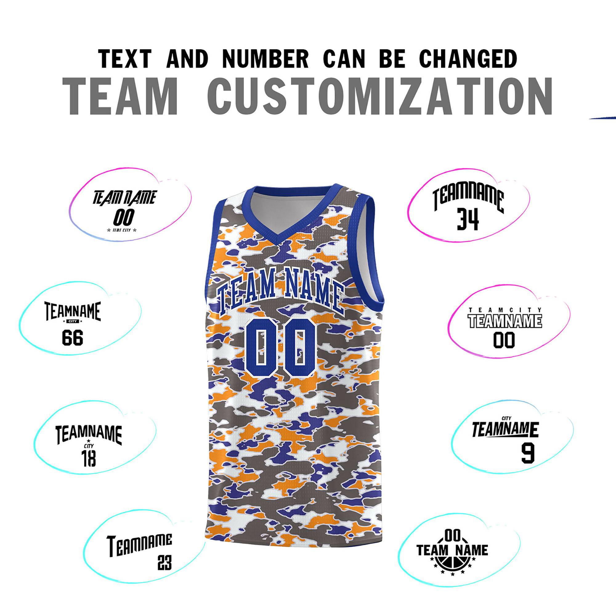Custom Personalized Camo Kits Sports Uniform Basketball Jersey|KXKSHOP
