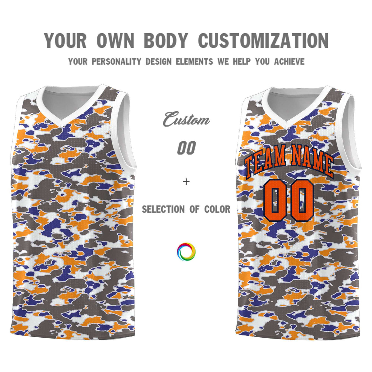 Custom Personalized Camo Kits Sports Uniform Basketball Jersey|KXKSHOP