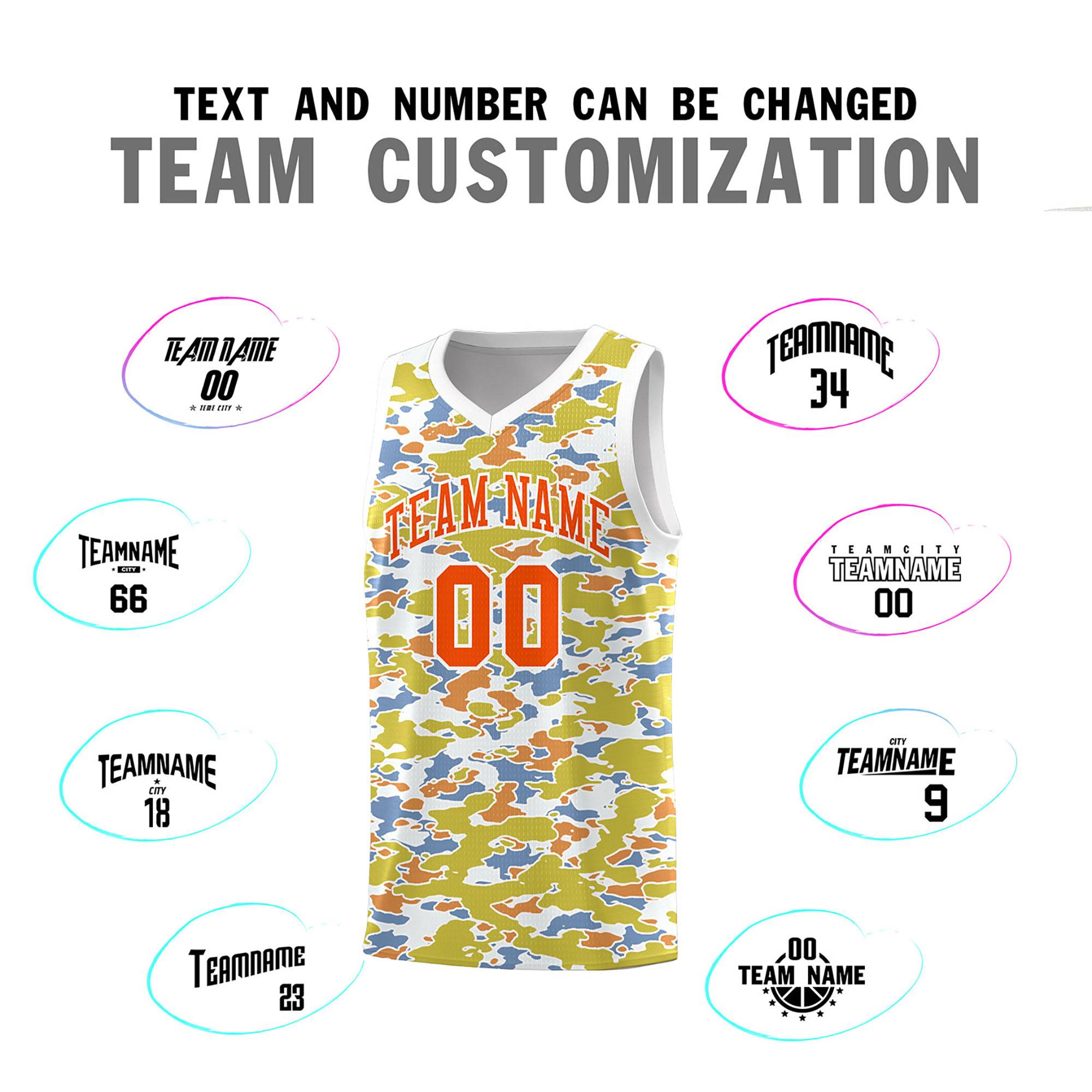 Custom Personalized Camo Kits Sports Uniform Basketball Jersey|KXKSHOP
