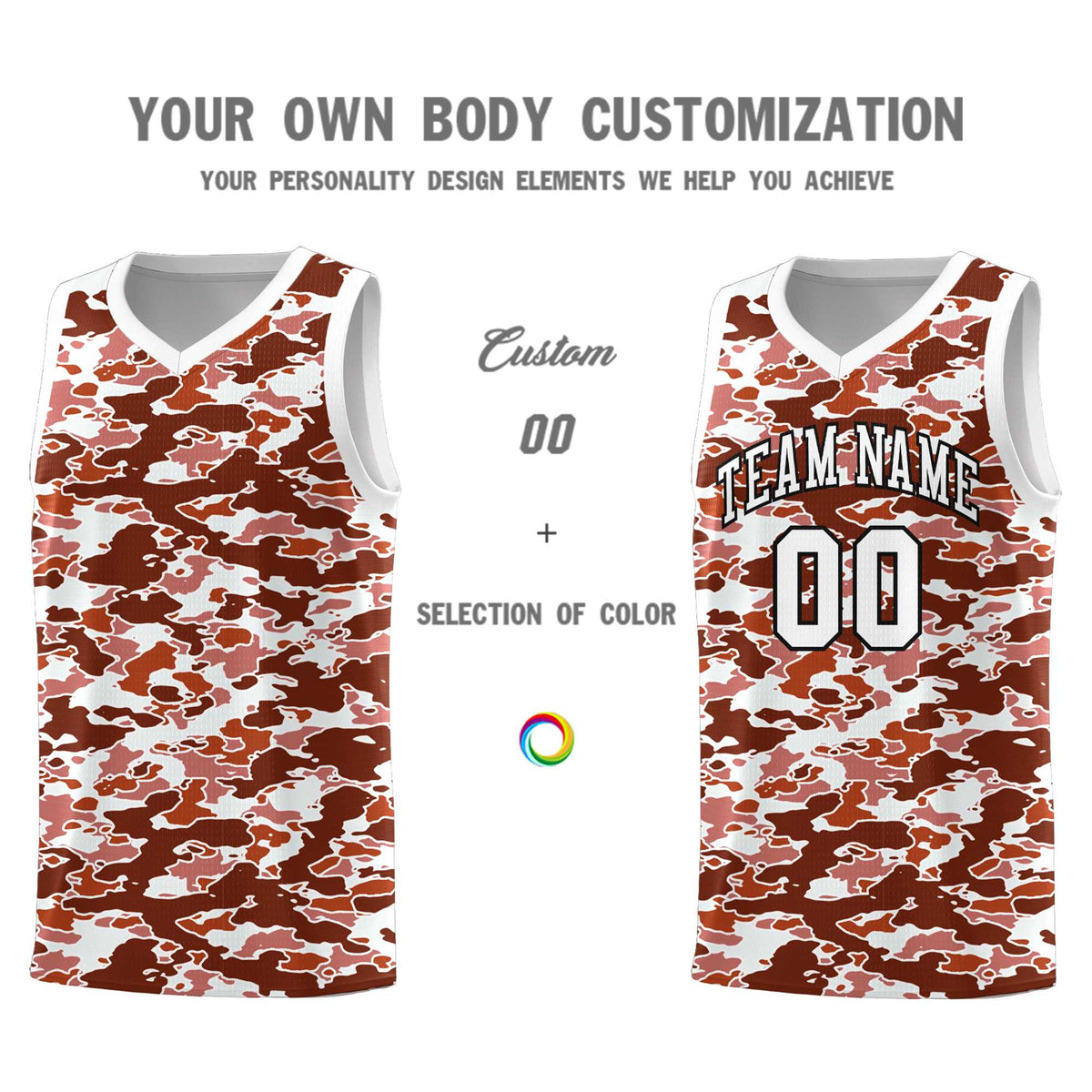 Custom Personalized Camo Kits Sports Uniform Basketball Jersey|KXKSHOP