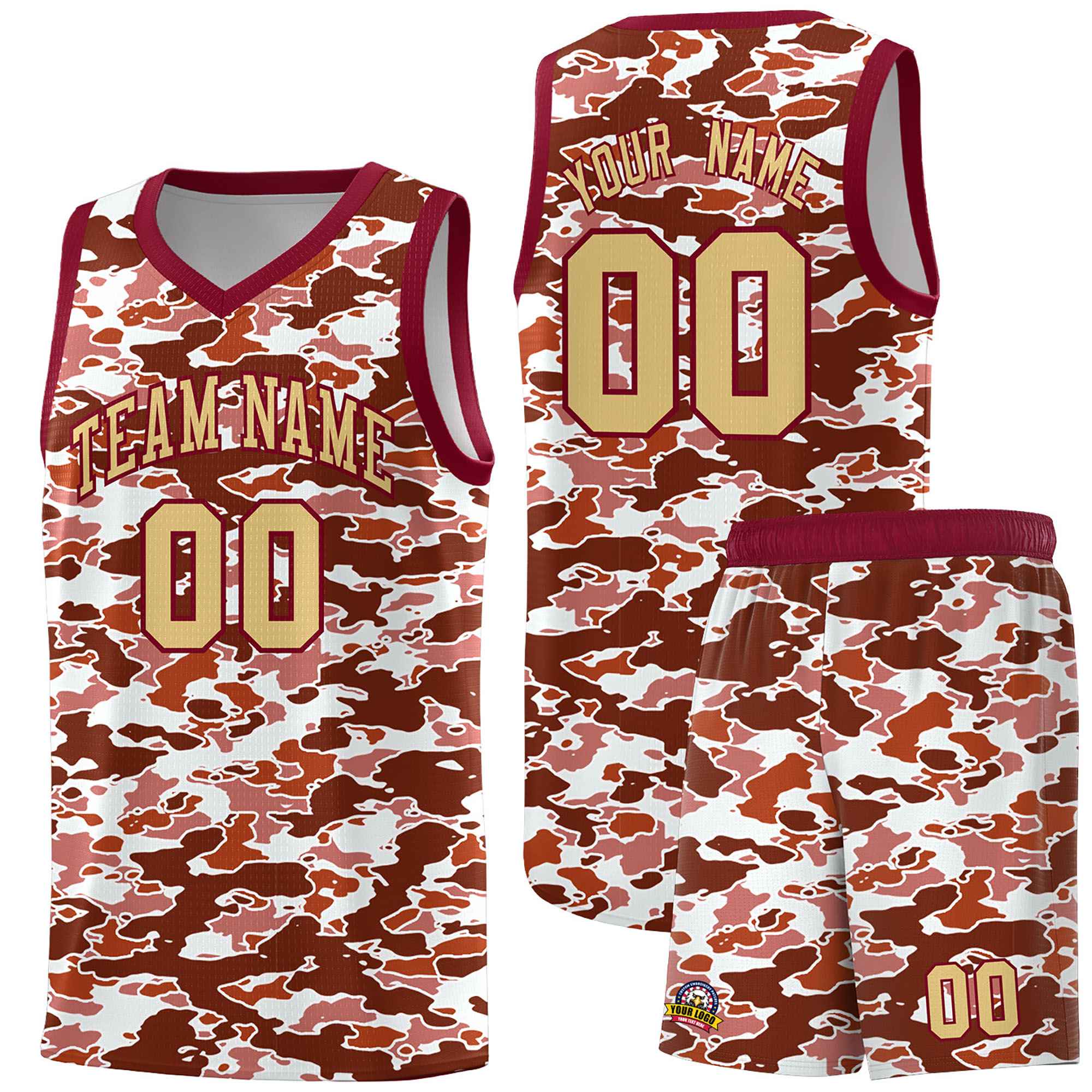 Custom Personalized Camo Kits Sports Uniform Basketball Jersey|KXKSHOP