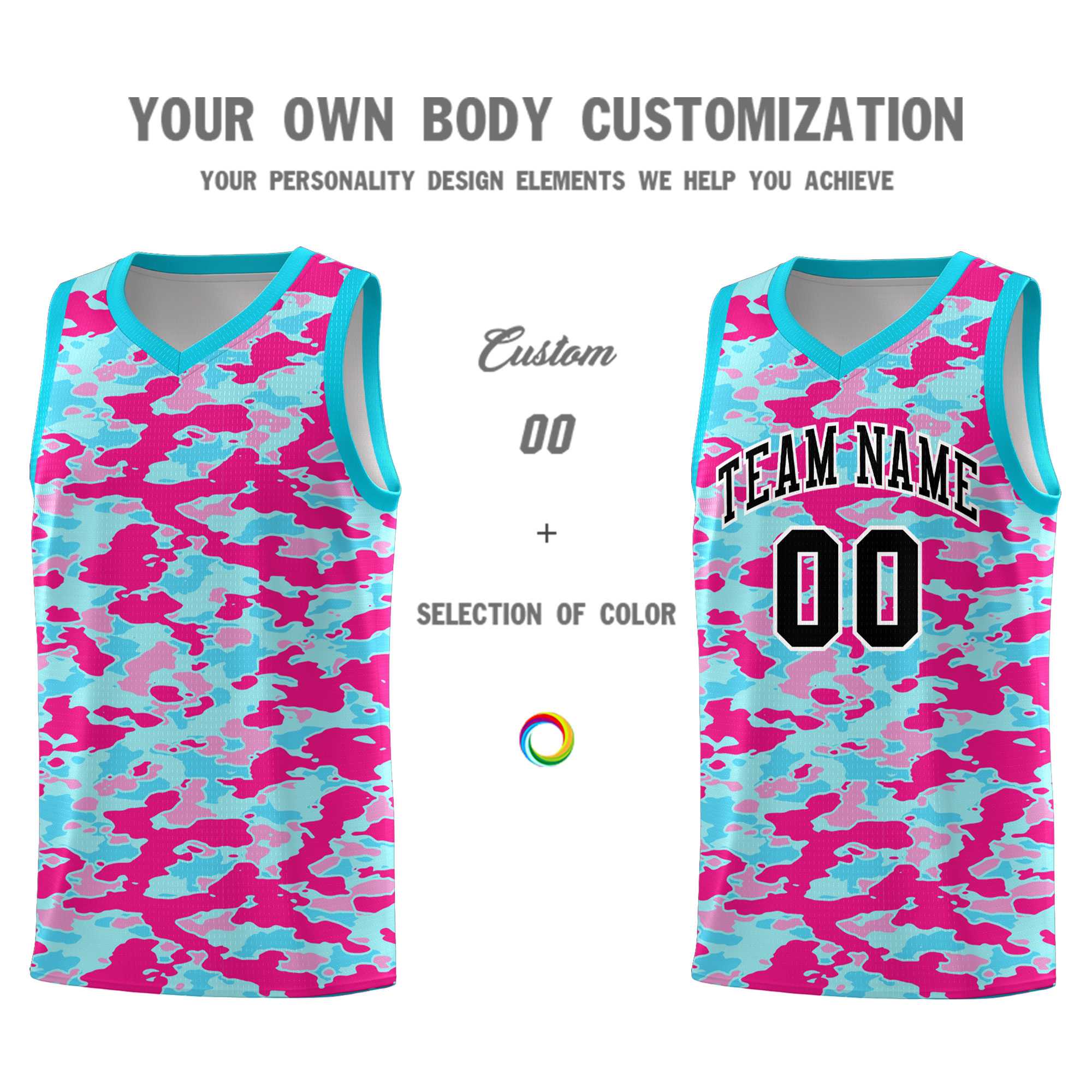 Custom Personalized Camo Kits Sports Uniform Basketball Jersey|KXKSHOP