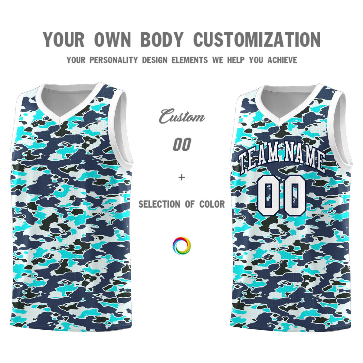 Custom Personalized Camo Kits Sports Uniform Basketball Jersey|KXKSHOP