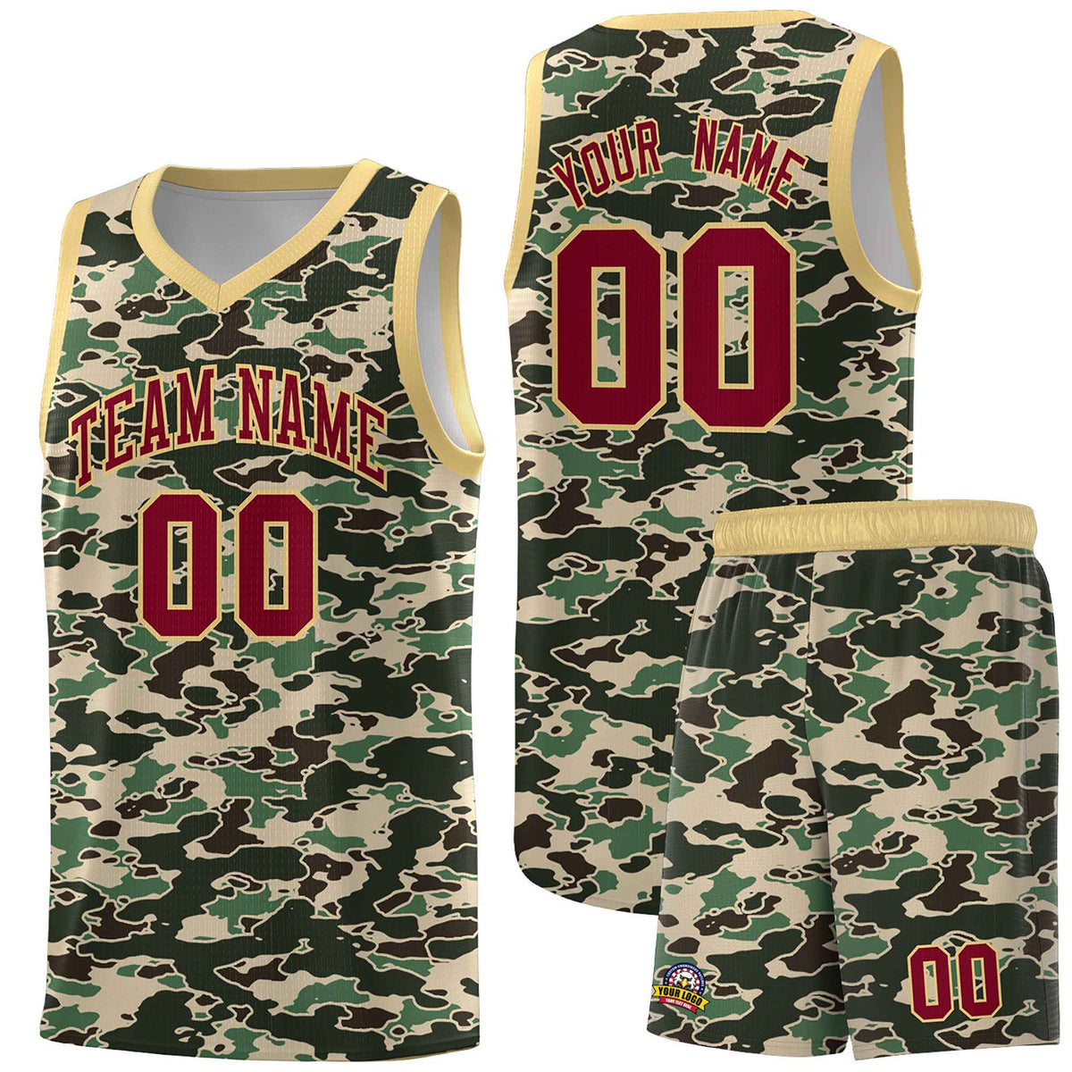 Custom Personalized Camo Kits Sports Uniform Basketball Jersey|KXKSHOP