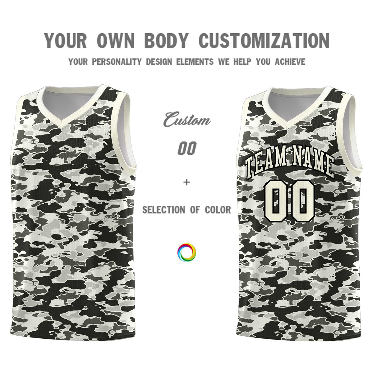 Custom Personalized Camo Kits Sports Uniform Basketball Jersey|KXKSHOP